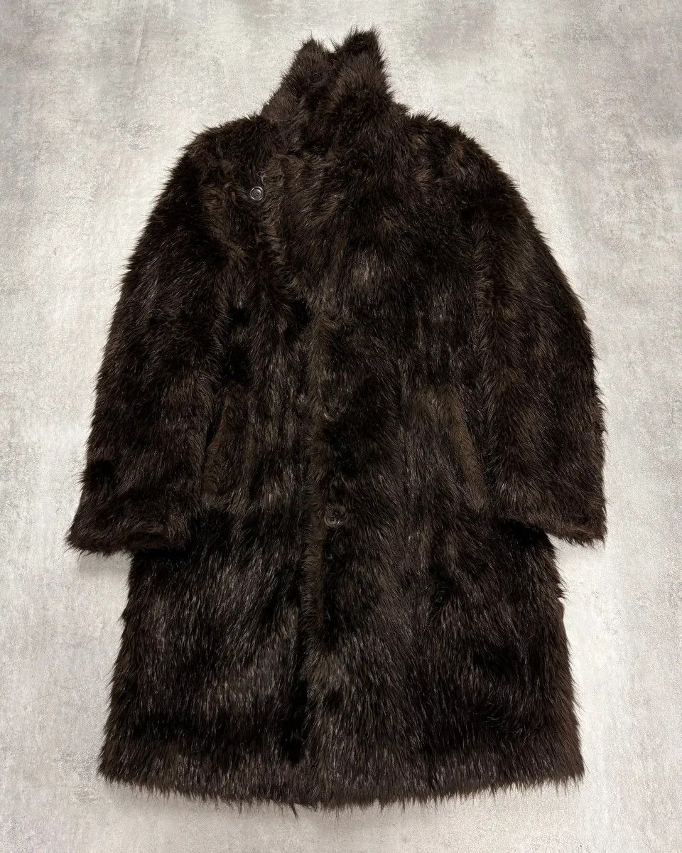 Maison Margiela FW2012 Maison Margiela x H&M Faux Fur Long Coat Size US M / EU 48-50 / 2 - 1 Thumbnail