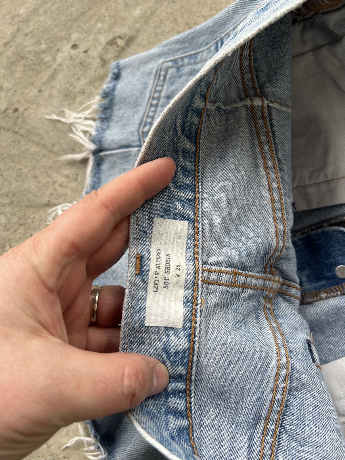 Levi's Levi's Altered 501 Shorts Size 26" / US 2 / IT 38 - 3 Thumbnail