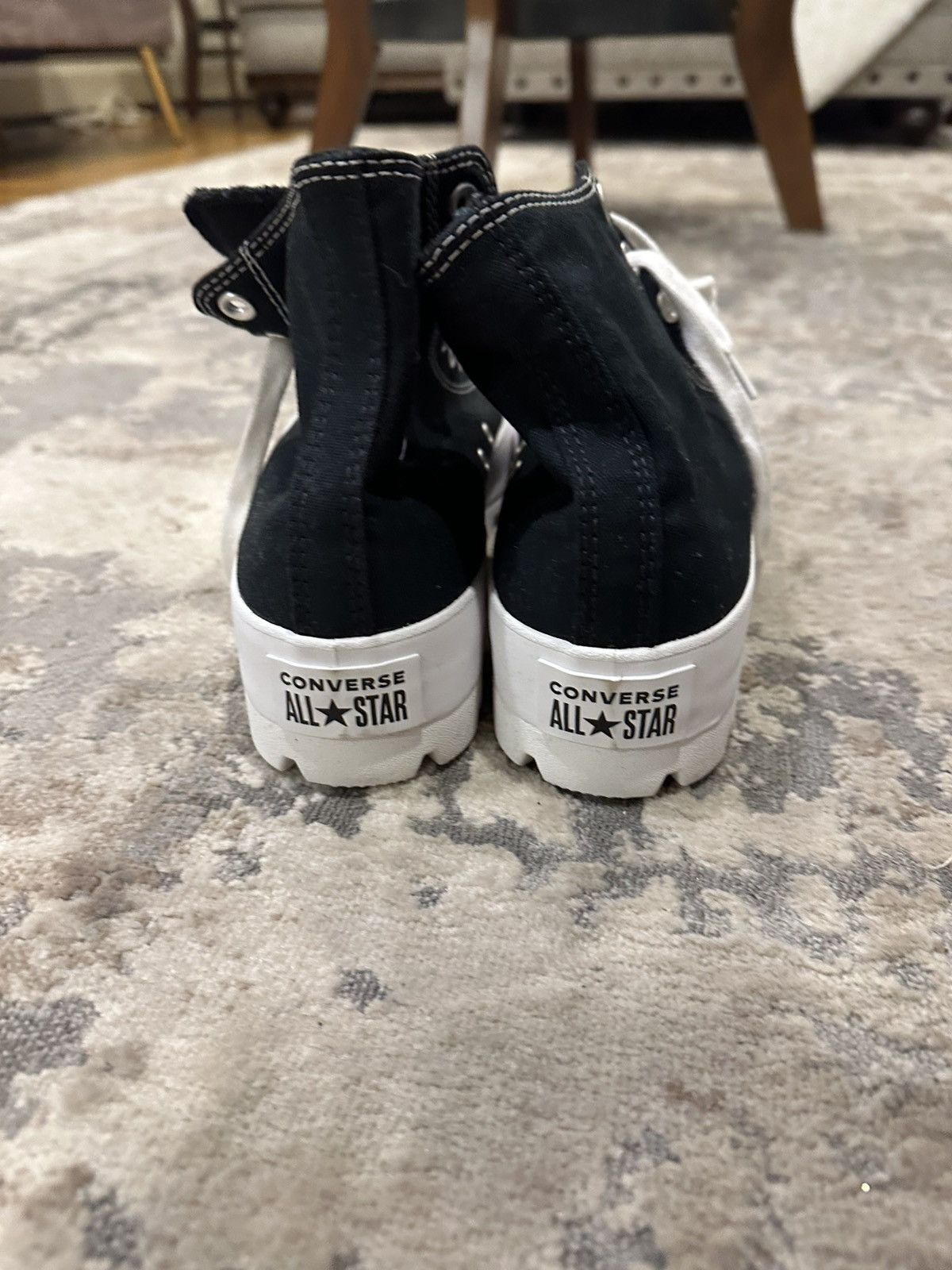 Converse Black Chuck Taylor All Star Lugged High Sneakers Converse Size US 9.5 / EU 42-43 - 4 Thumbnail