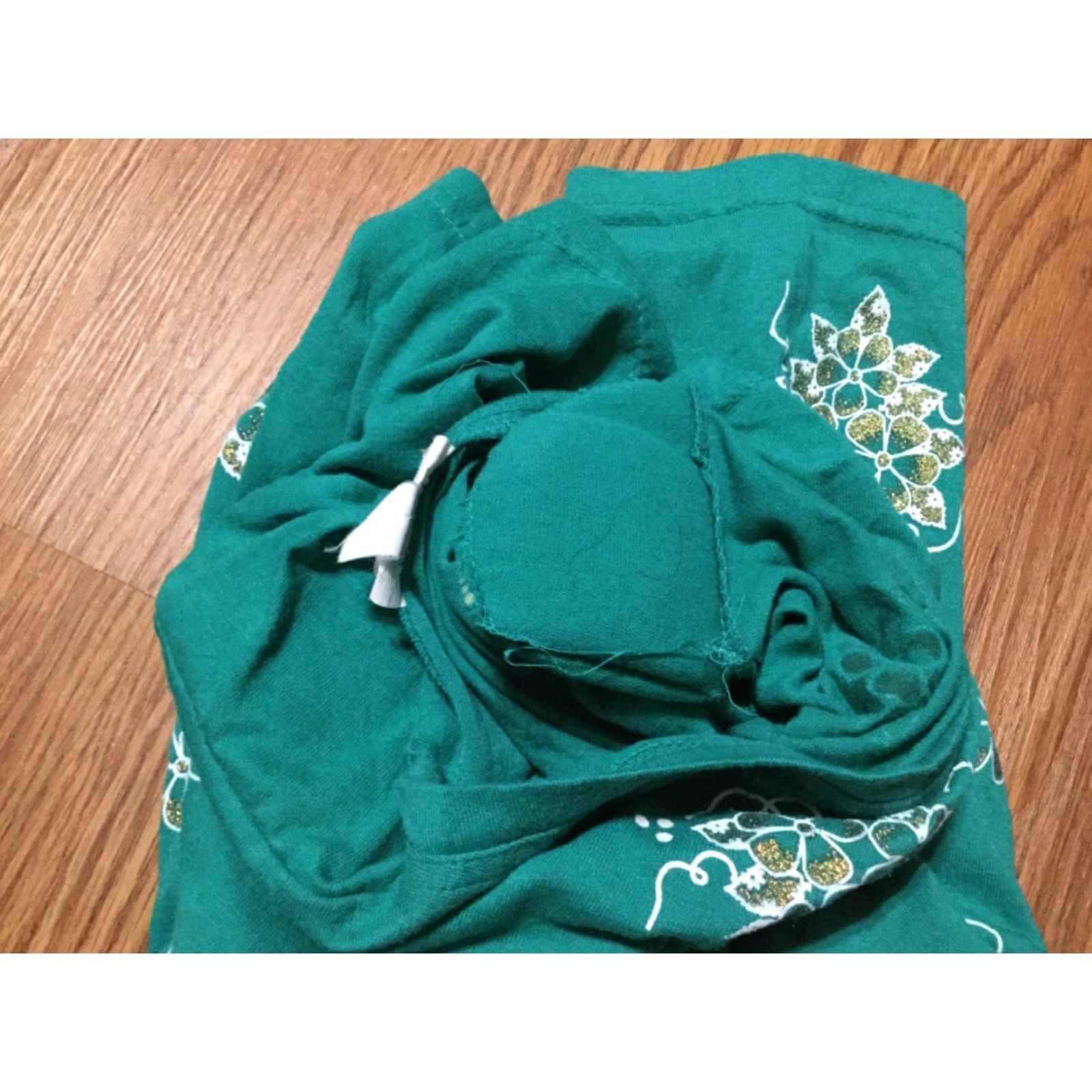 Vintage Vintage Carol Ann Design Women’s Top Floral Design Shoulder Pads One Size Size ONE SIZE - 5 Thumbnail