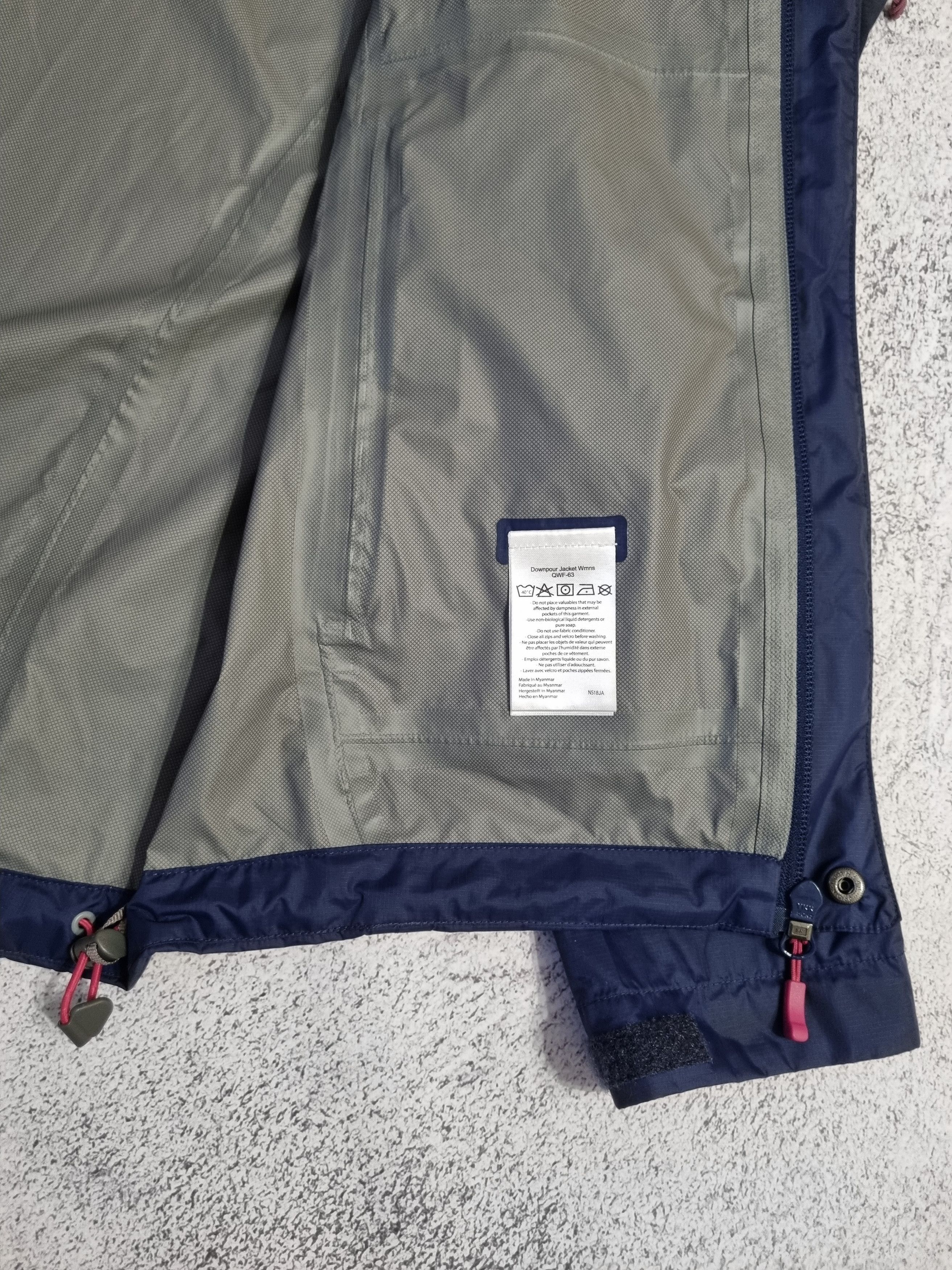 Patagonia × Rab Rab Downpour Lightweight Hooded Waterproof Rain Coat Jacket Size XS / US 0-2 / IT 36-38 - 10 Thumbnail