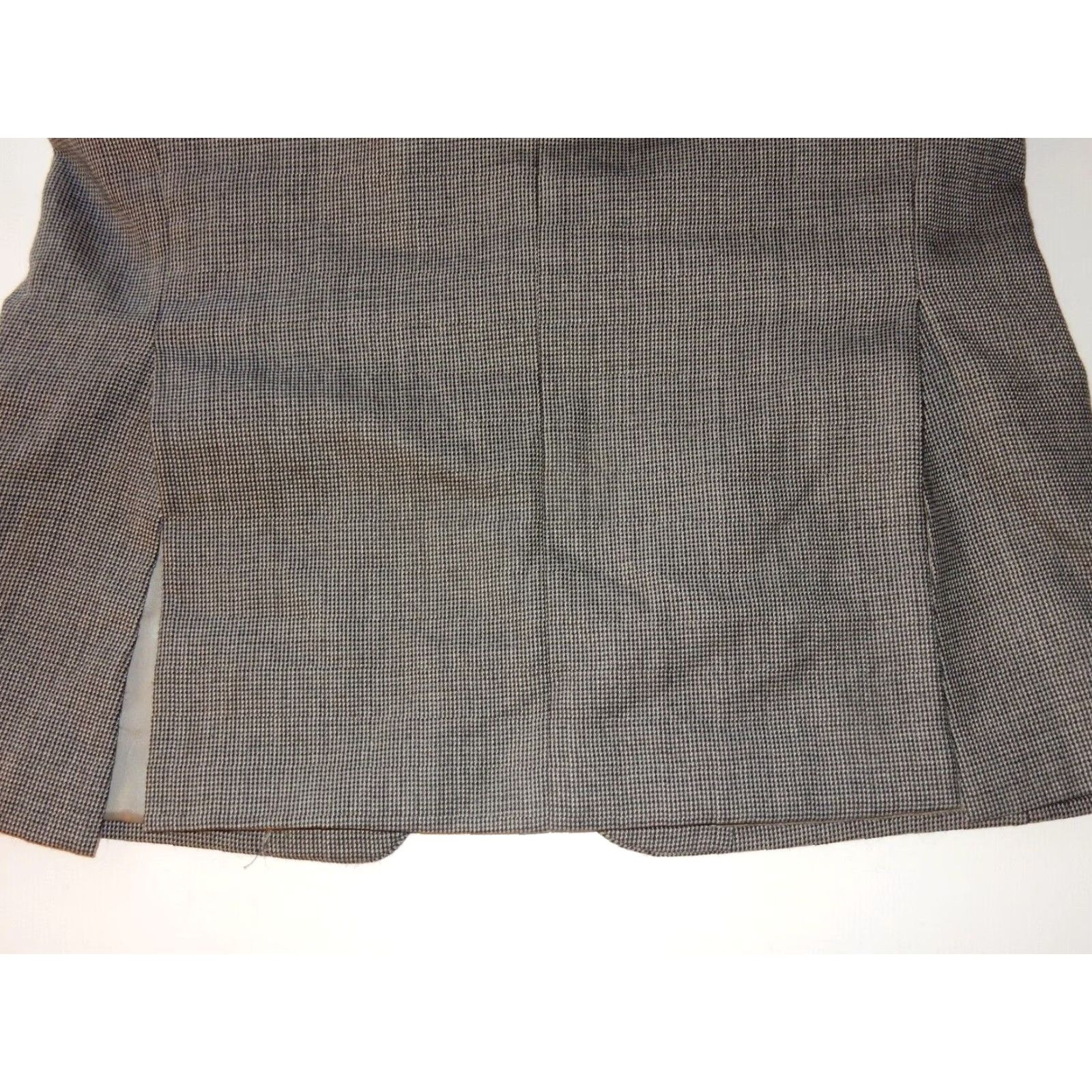 Ralph Lauren VINTAGE Ralph Lauren Men's Blazer Sport Coat Jacket Wool Size 42R Gray 90s Mens Size 42R - 6 Thumbnail