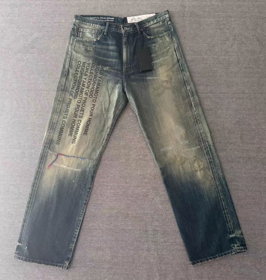 Neighborhood Neighborhood size L Distressed Slashed Washed Jeans Size US 30 / EU 46 - 1 Thumbnail
