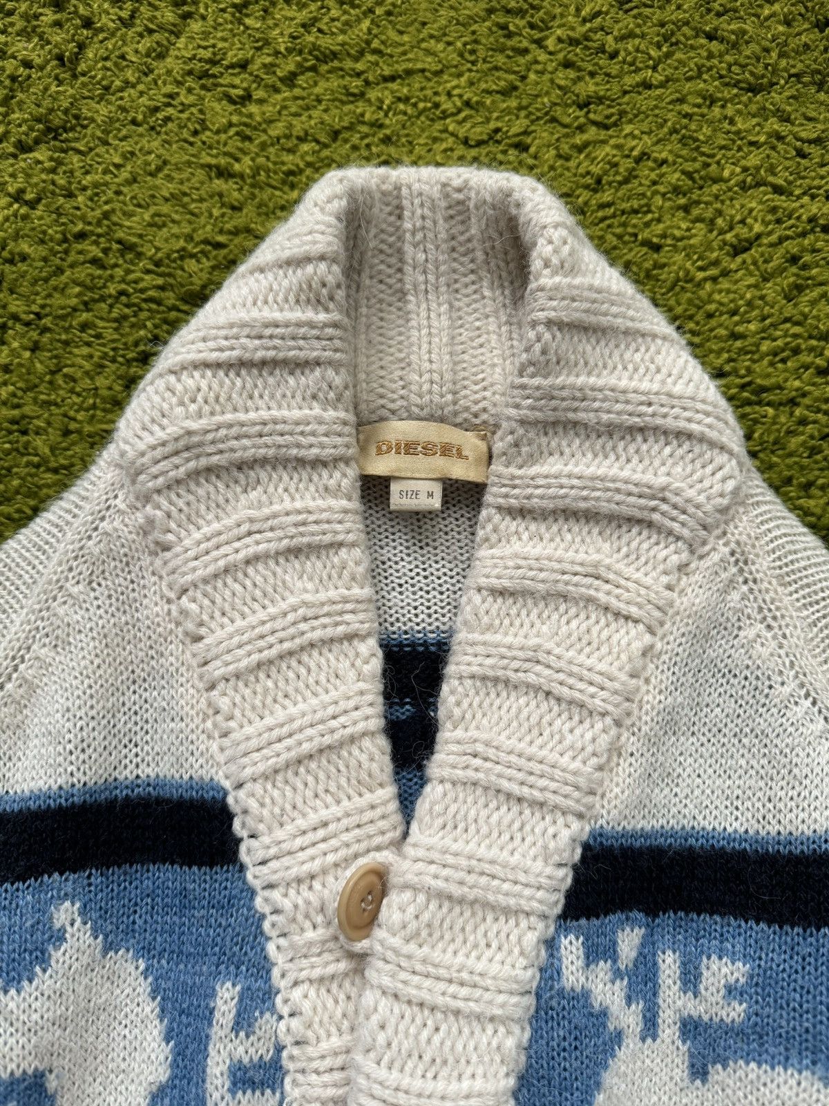 Designer × Diesel Diesel 00s vintage cardigan sweater Size US M / EU 48-50 / 2 - 2 Thumbnail