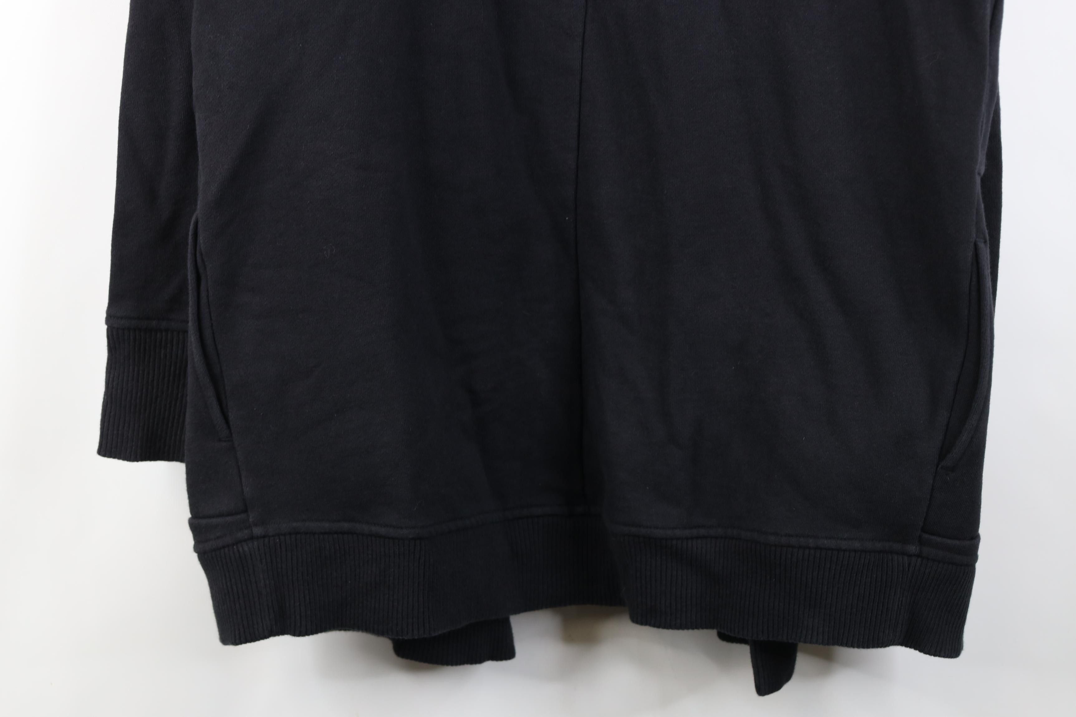 Athleta Athleta Prajna Wrap Open Front Hoodie Sweatshirt Black Size S / US 4 / IT 40 - 14 Thumbnail