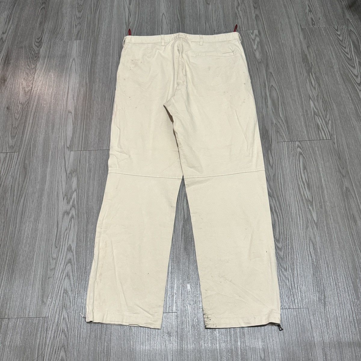 Prada Prada Cream Chinos Pants Size US 30 / EU 46 - 11 Thumbnail