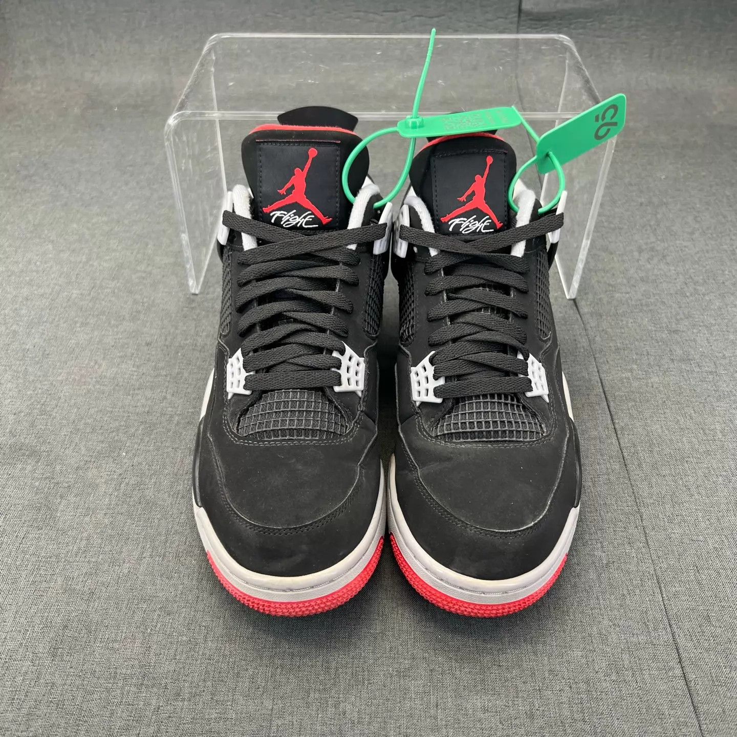 Nike Air Jordan 4 Black Red 19 99 New Size US 12.5 / EU 45-46 - 4 Thumbnail