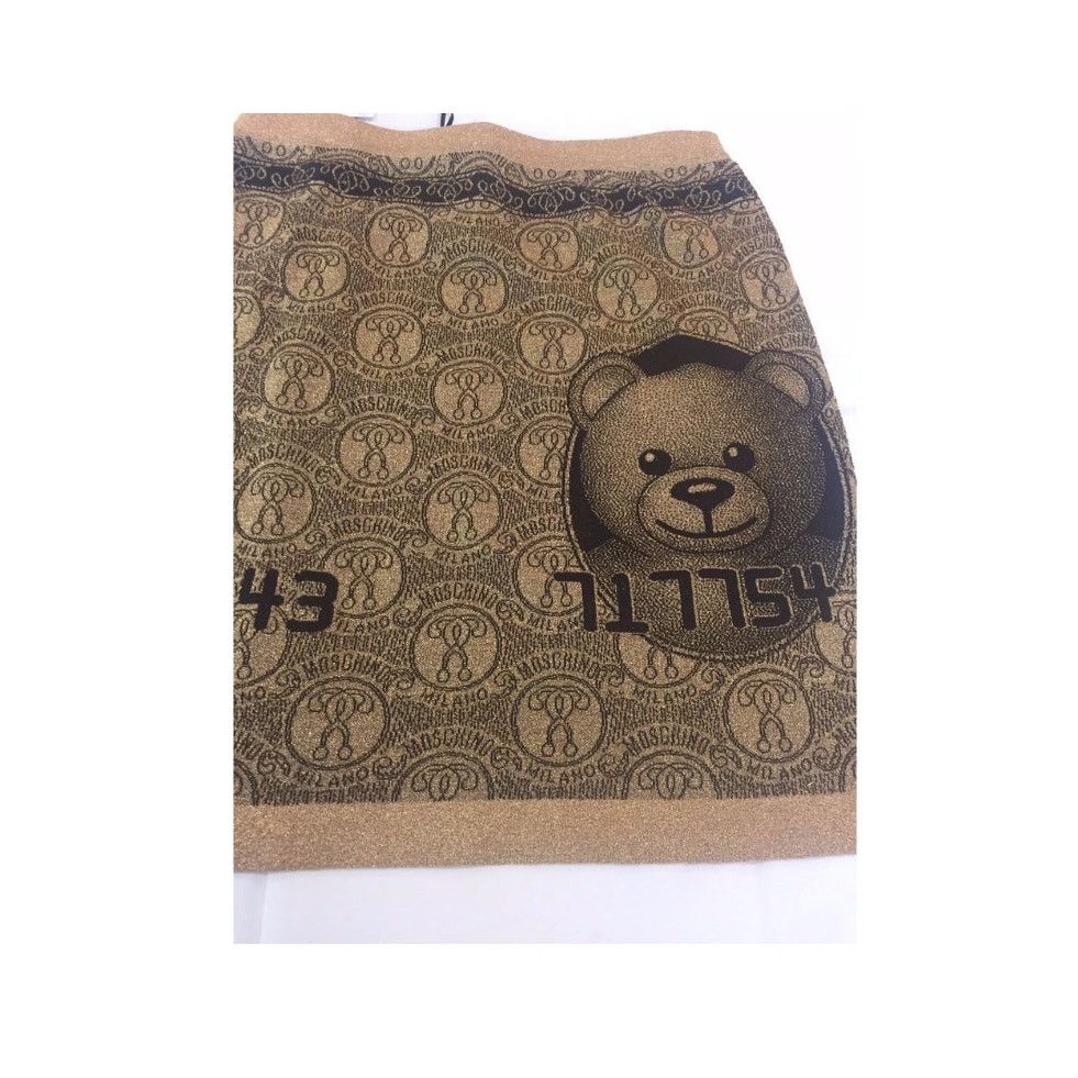 Moschino MOSCHINO COUTURE Jeremy Scott Teddy Bear Credit Card SKIRT Size 25" / US 0 / IT 36 - 12 Thumbnail
