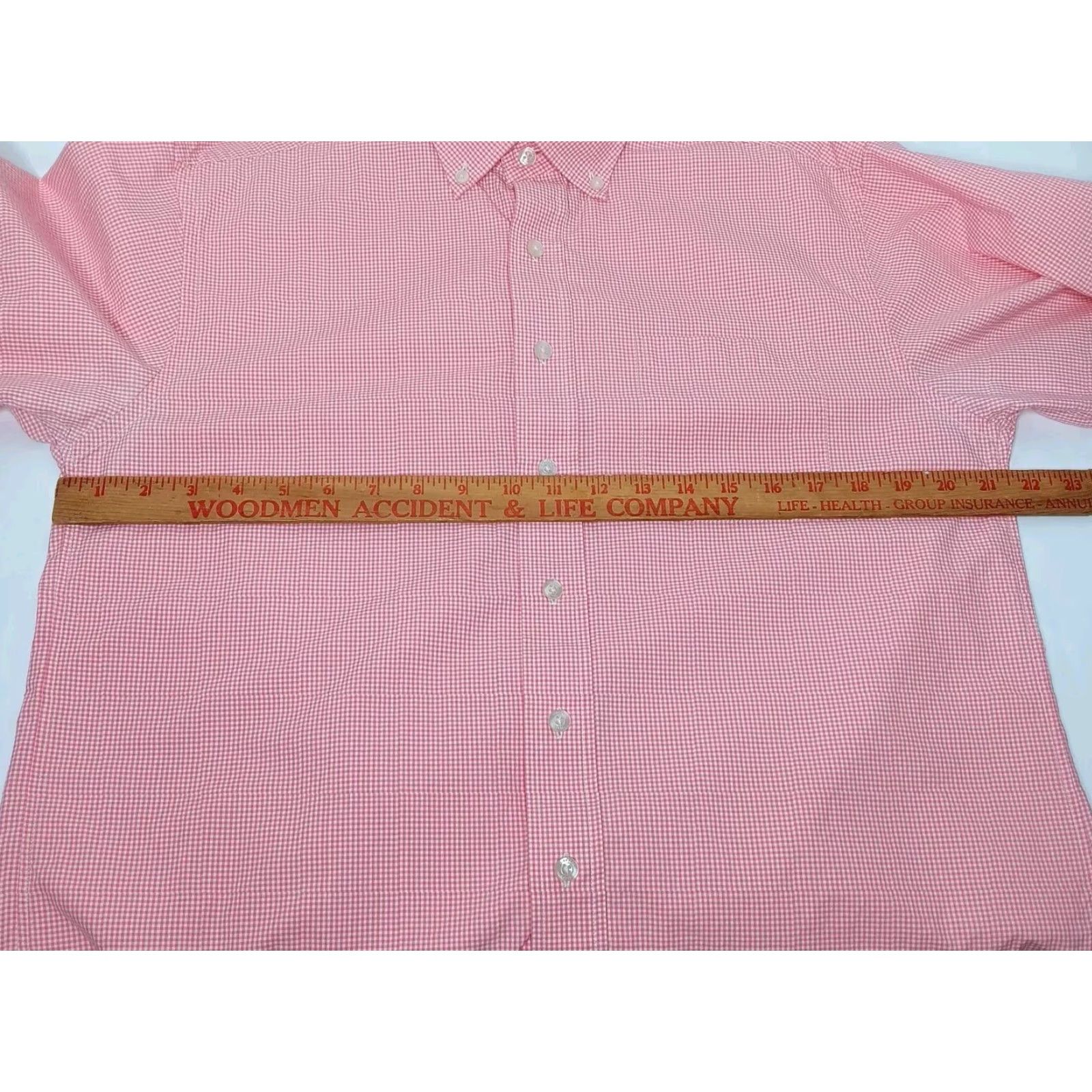 Vineyard Vines VINTAGE? Wait, this is Vineyard Vines Murray Shirt Men Medium Pink Gingham Check Button-Down Long Sleeve Size US M / EU 48-50 / 2 - 5 Thumbnail