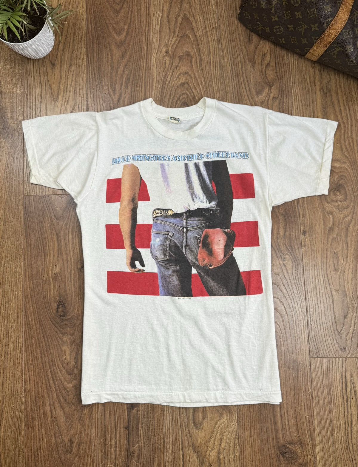Vintage Vintage Bruce Springsteen Born In The USA 1984 t-shirt Size US L / EU 52-54 / 3 - 1 Thumbnail