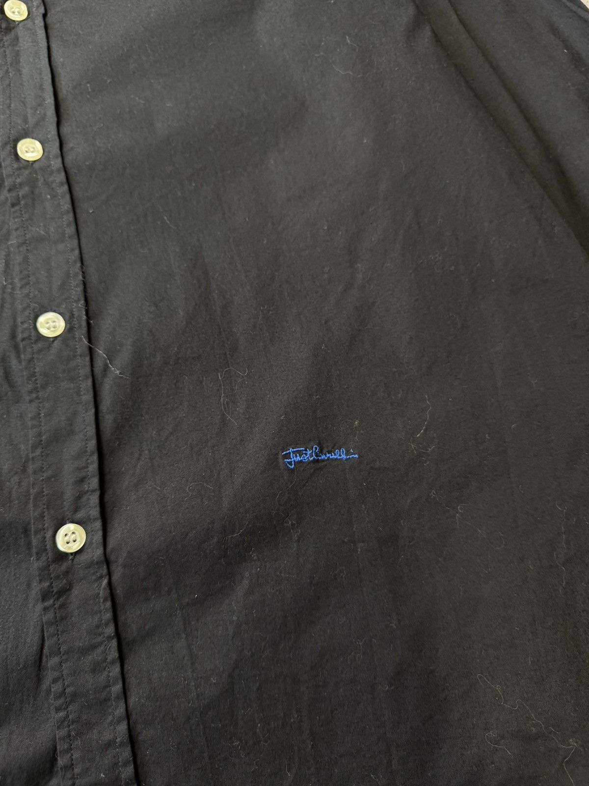 Just Cavalli × Vintage Vintage Just Cavalli Black Shirt Button Up Awant Garde Size US L / EU 52-54 / 3 - 12 Thumbnail