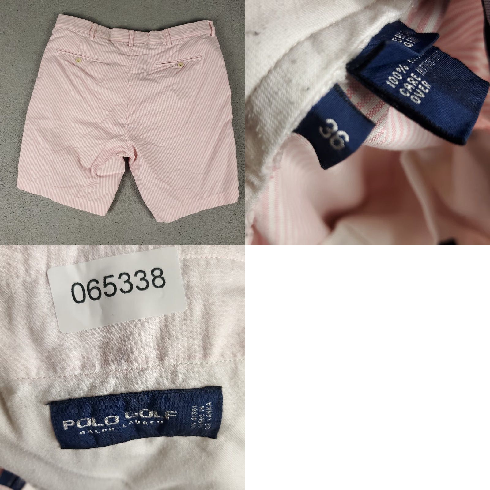 Ralph Lauren Ralph Lauren Shorts Size 36 Pink Striped Flat Front Chino Casual Mens Size US 36 / EU 52 - 8 Thumbnail