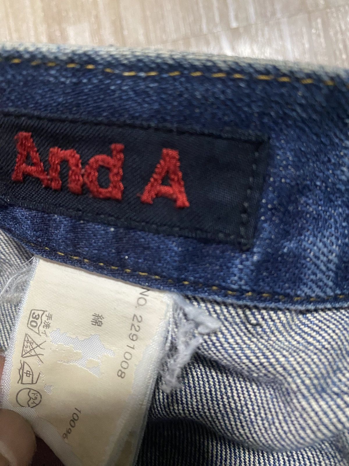Vintage 💥FLARE 90s RARE BACK POCKET💥 Size US 31 - 17 Thumbnail