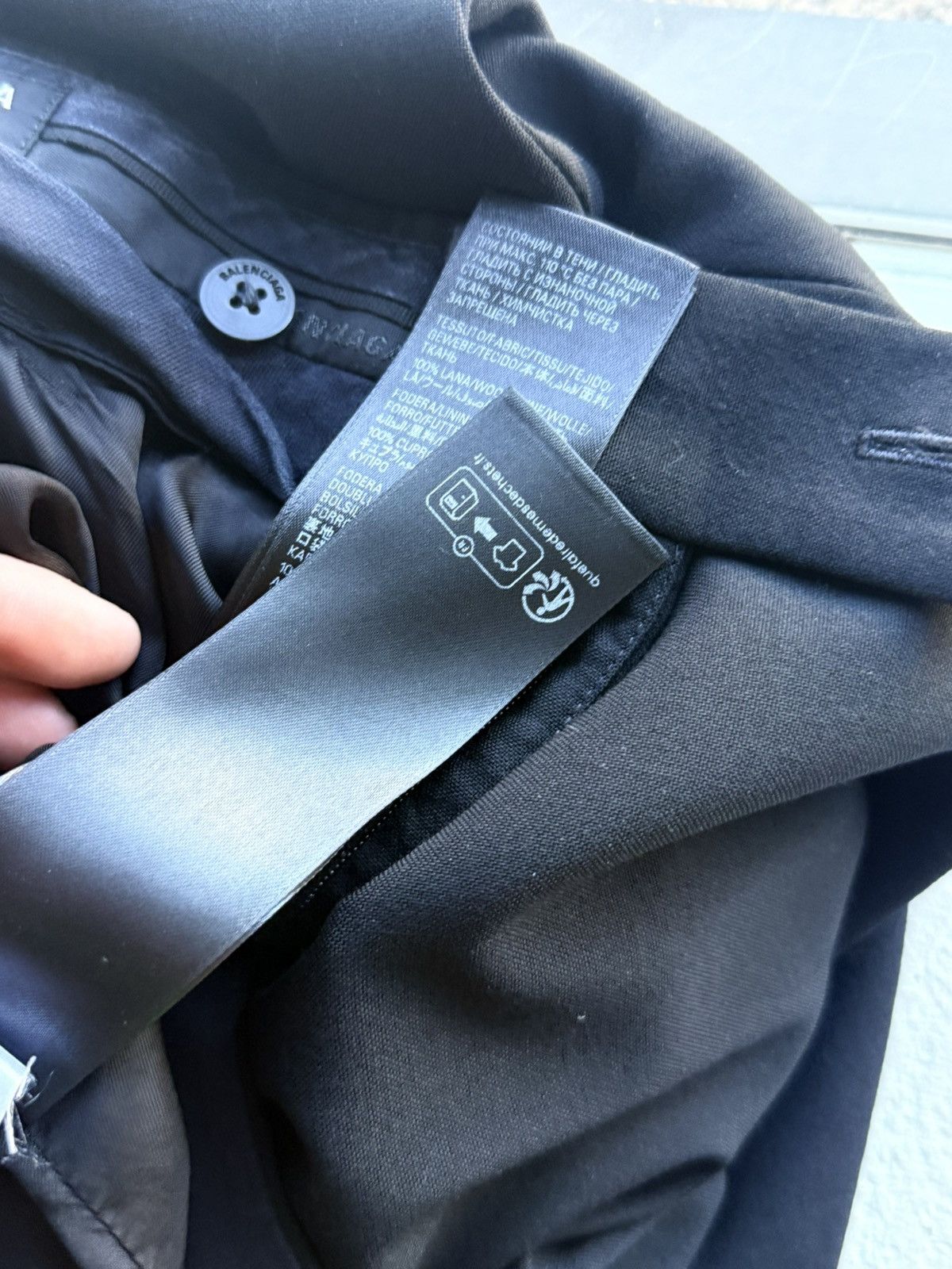 Balenciaga Balenciaga Runway Drawn On Dress Pants Size US 30 / EU 46 - 13 Thumbnail