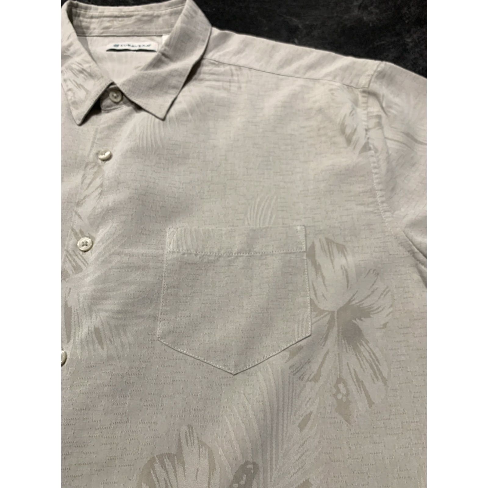 Cubavera Cubavera Men’s Short Sleeve Hawaiian Shirt 2XL Linen Rayon Floral Casual Beach Modern Size US XXL / EU 58 / 5 - 3 Thumbnail