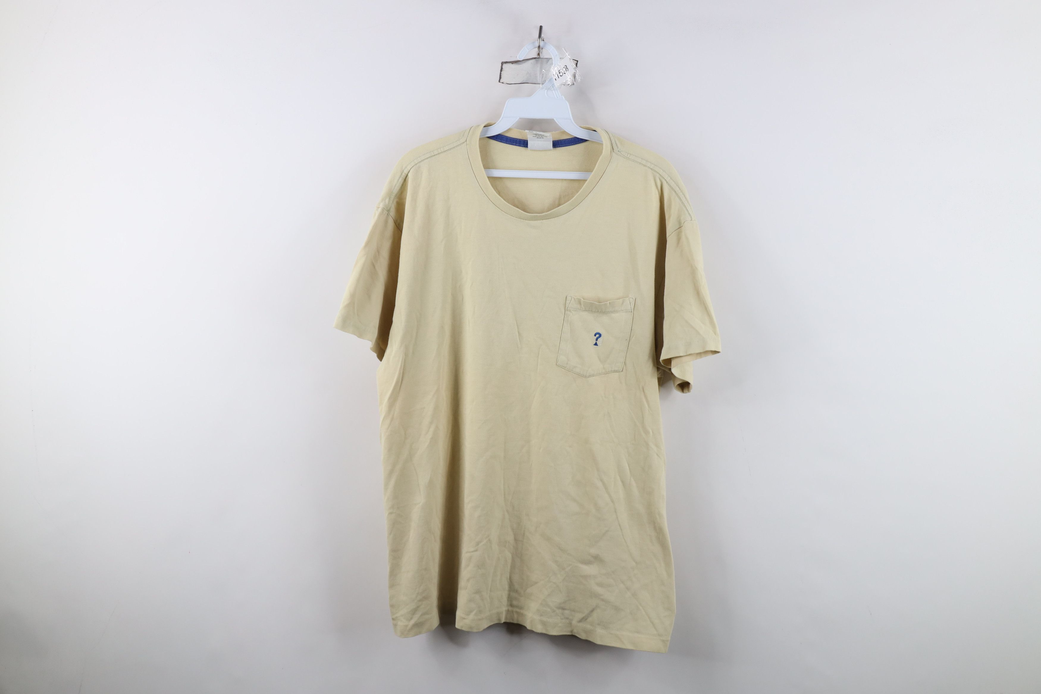 Guess Vintage 90s Guess Spell Out USA Pocket T-Shirt Cotton USA Size US L / EU 52-54 / 3 - 1 Thumbnail