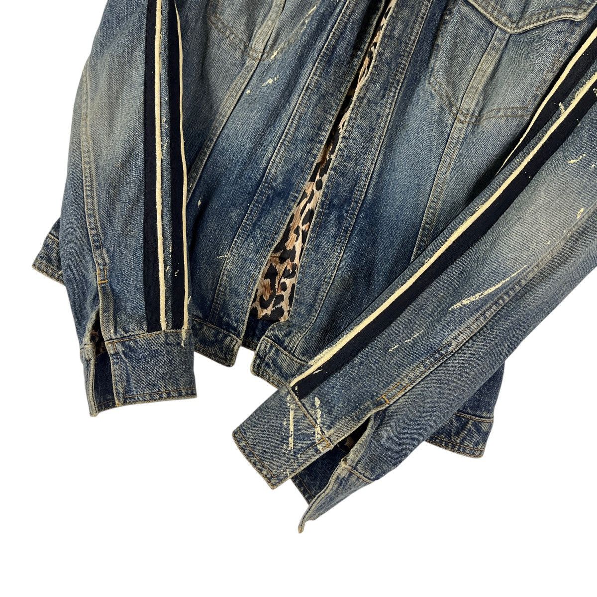 Dolce & Gabbana 🔥 Dolce & Gabbana Denim Line 21 Leopart Lining Jacket Size M / US 6-8 / IT 42-44 - 9 Thumbnail