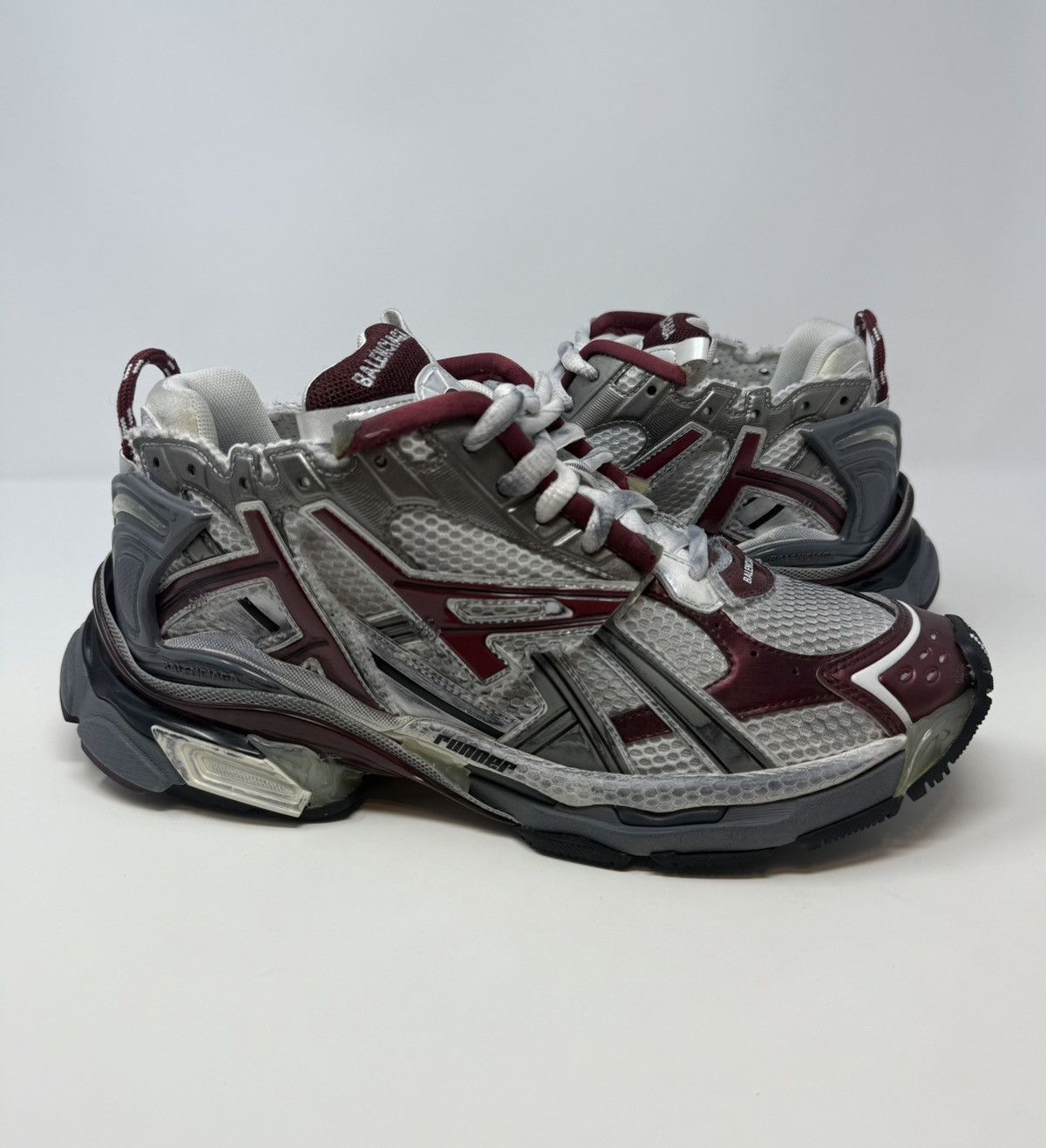 Balenciaga Runner Sneaker Burgandy