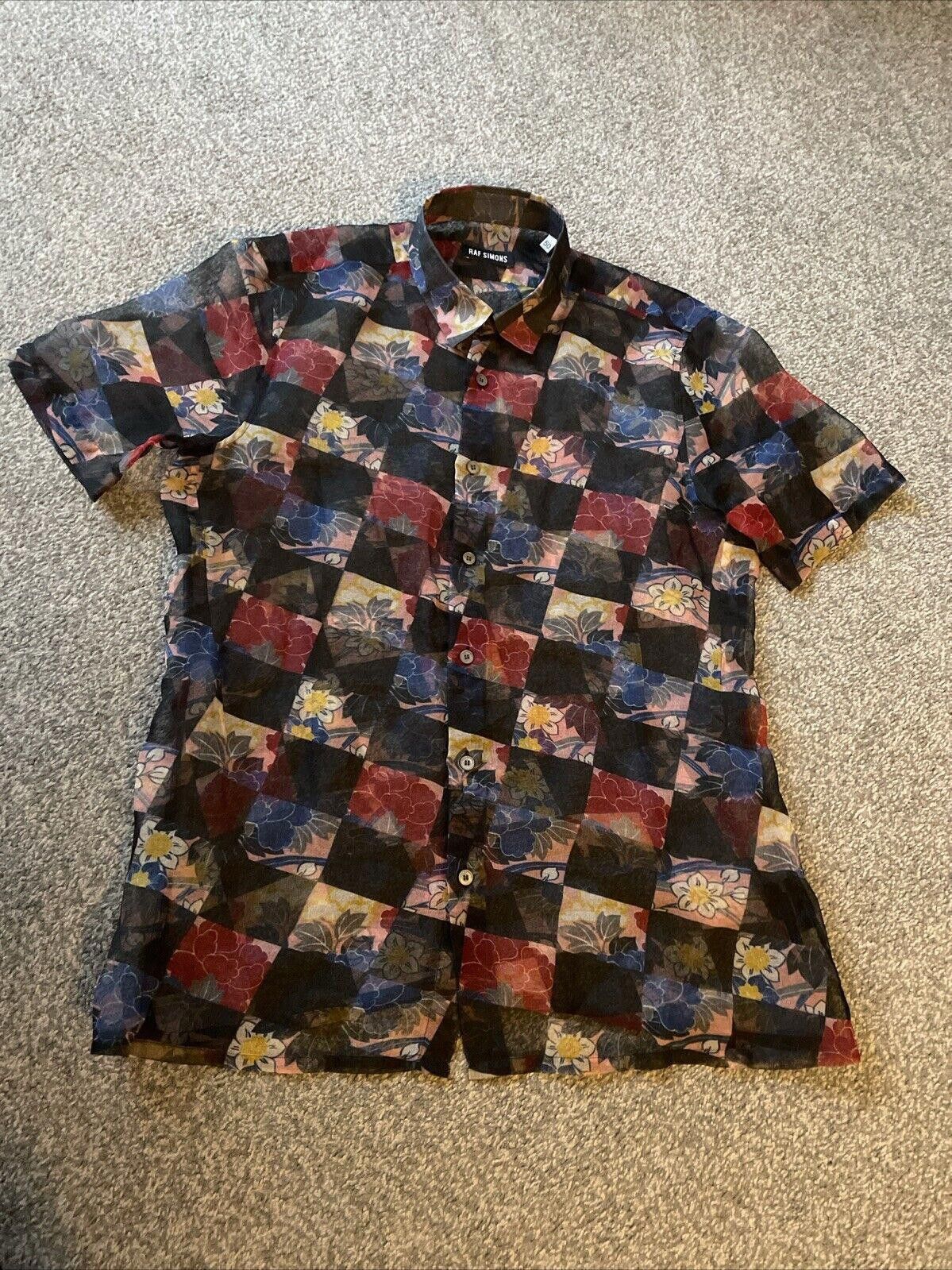 Raf Simons RAF Simon’s Floral Sheer Shirt Size L / US 10 / IT 46 - 4 Thumbnail