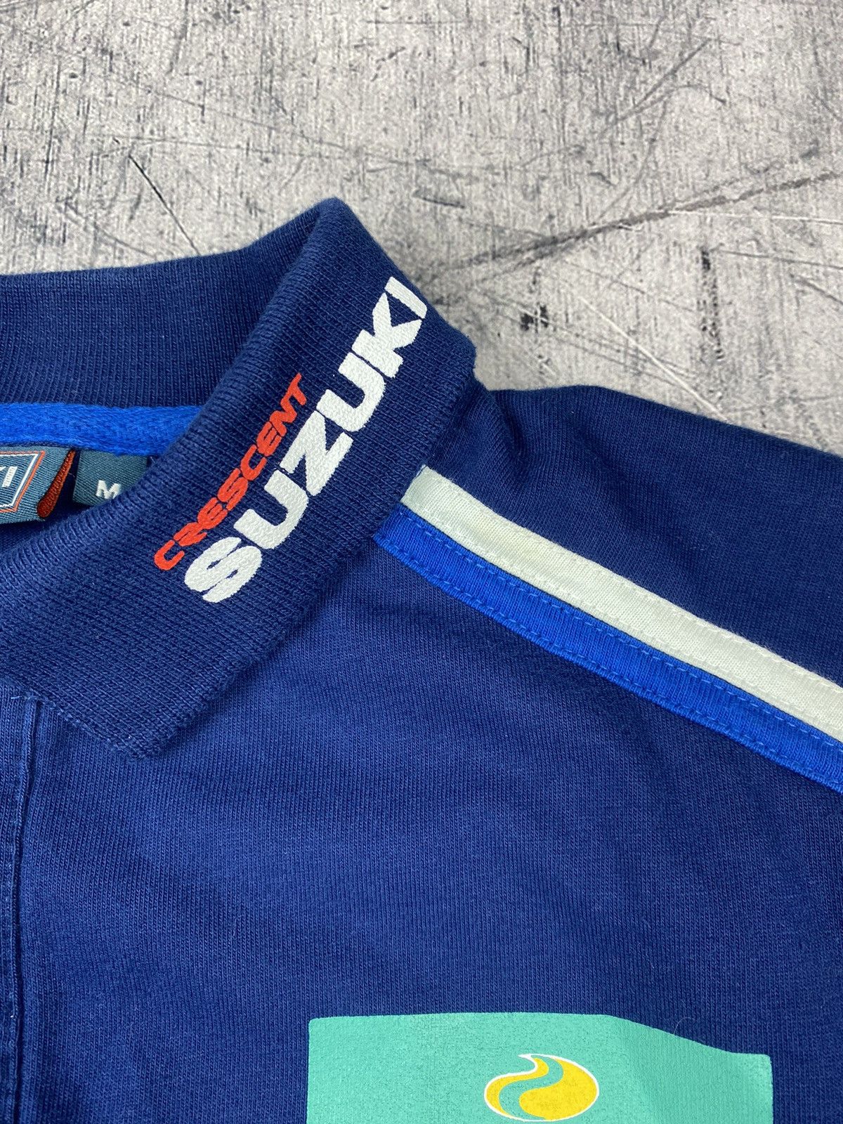 Vintage Vintage Racing Suzuki World Superbike Polo T Shirt Size US M / EU 48-50 / 2 - 8 Thumbnail