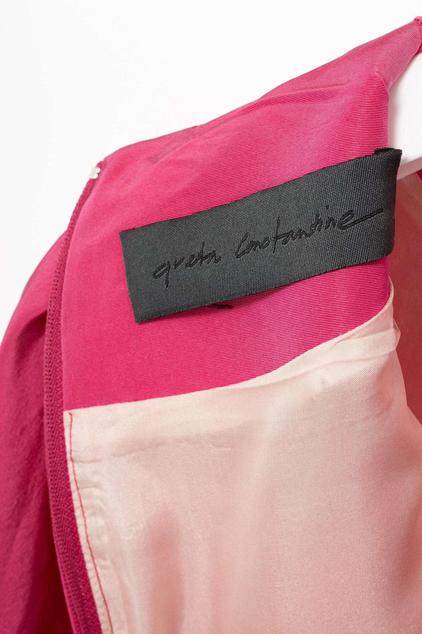 Other Greta Constantine Ofelia Pink Silk-Taffeta Ruffle Blouse Size S / US 4 / IT 40 - 8 Thumbnail