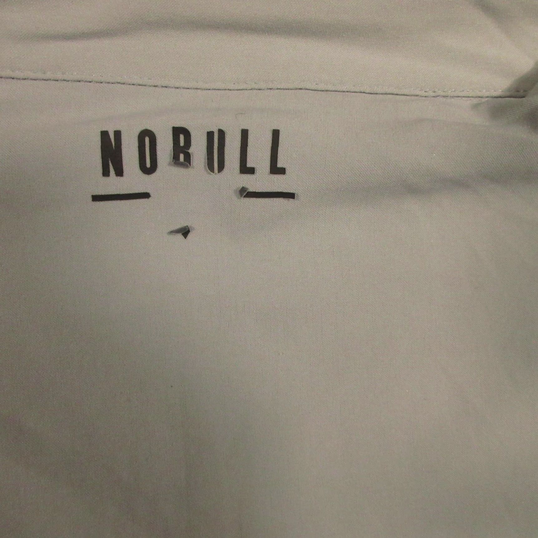 Vintage No Bull Jacket Mens Large Gray Performance Stretch Mock Reflective Running Hoodie Zip Pockets Windbreaker Size US L / EU 52-54 / 3 - 6 Thumbnail