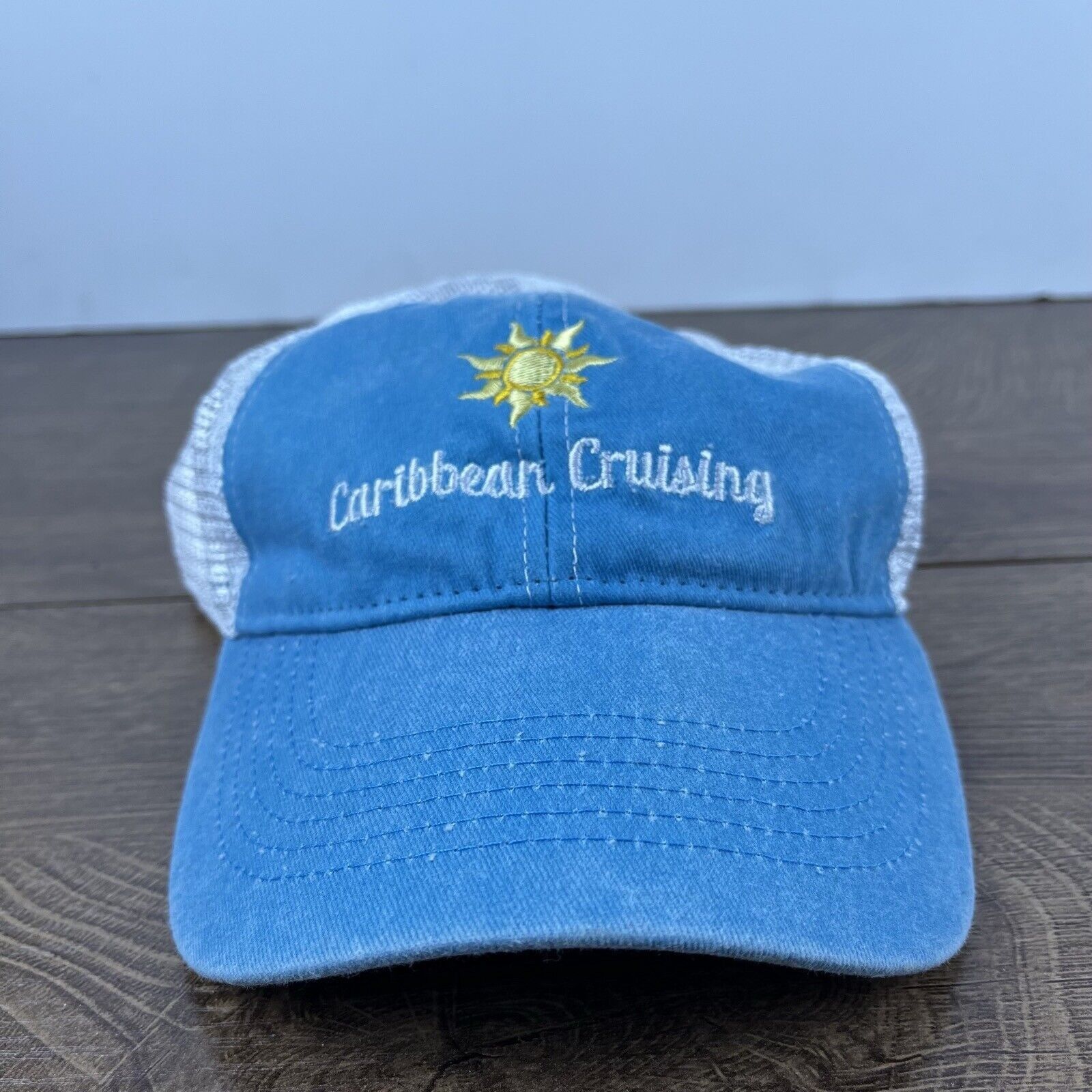 Other Caribbean Cruising Hat Snapback Hat Blue Hat Adjustable Blue Size ONE SIZE - 1 Thumbnail