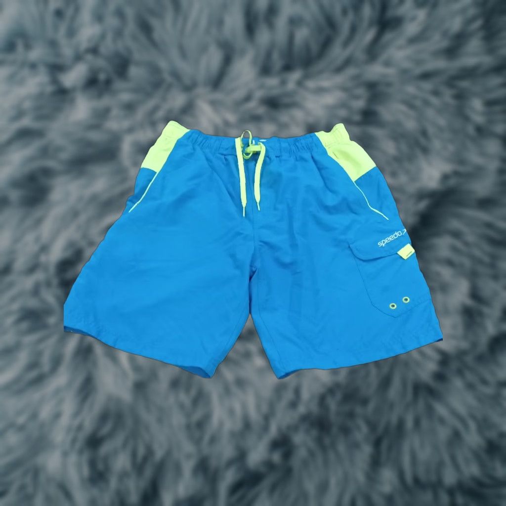 Speedo Speedo Swim Trunks Large LIKEONEW Waist 32"-38" Length 29" Multicolor Men Regular Bottom Trunks L Size US 33 - 1 Thumbnail