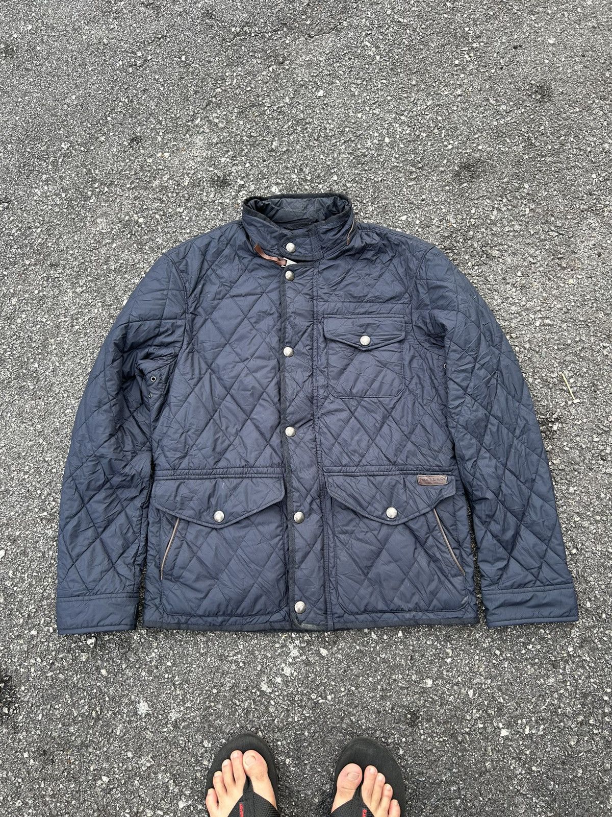 Designer × Polo Ralph Lauren RARE 🔥Polo Ralph Lauren Men Quilted Field Jacket Size US M / EU 48-50 / 2 - 1 Thumbnail