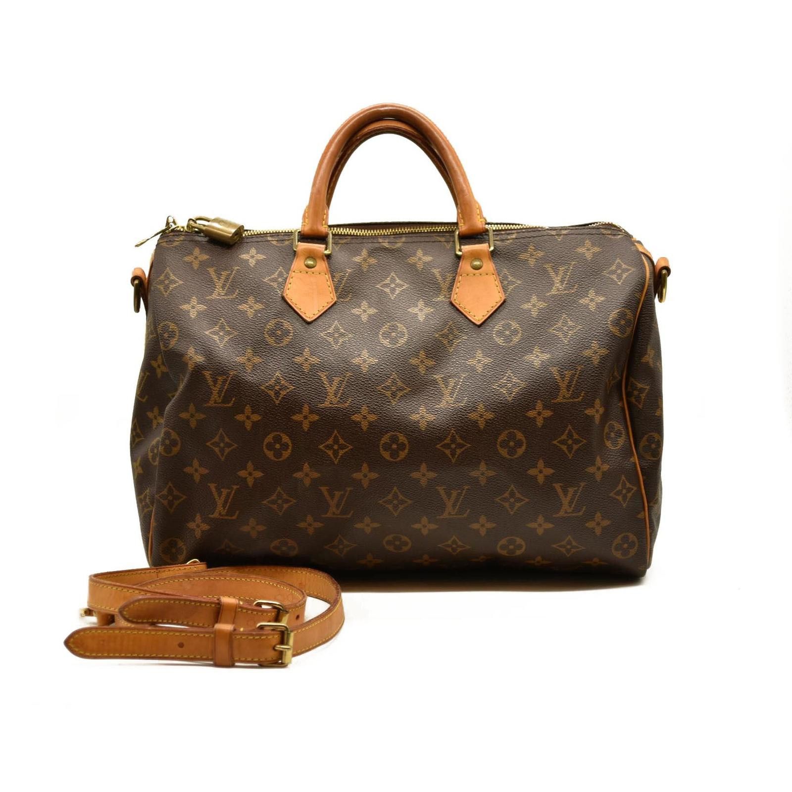 Louis Vuitton Louis Vuitton Monogram Speedy Bandouliere 35 DU1111 Size ONE SIZE - 1 Thumbnail