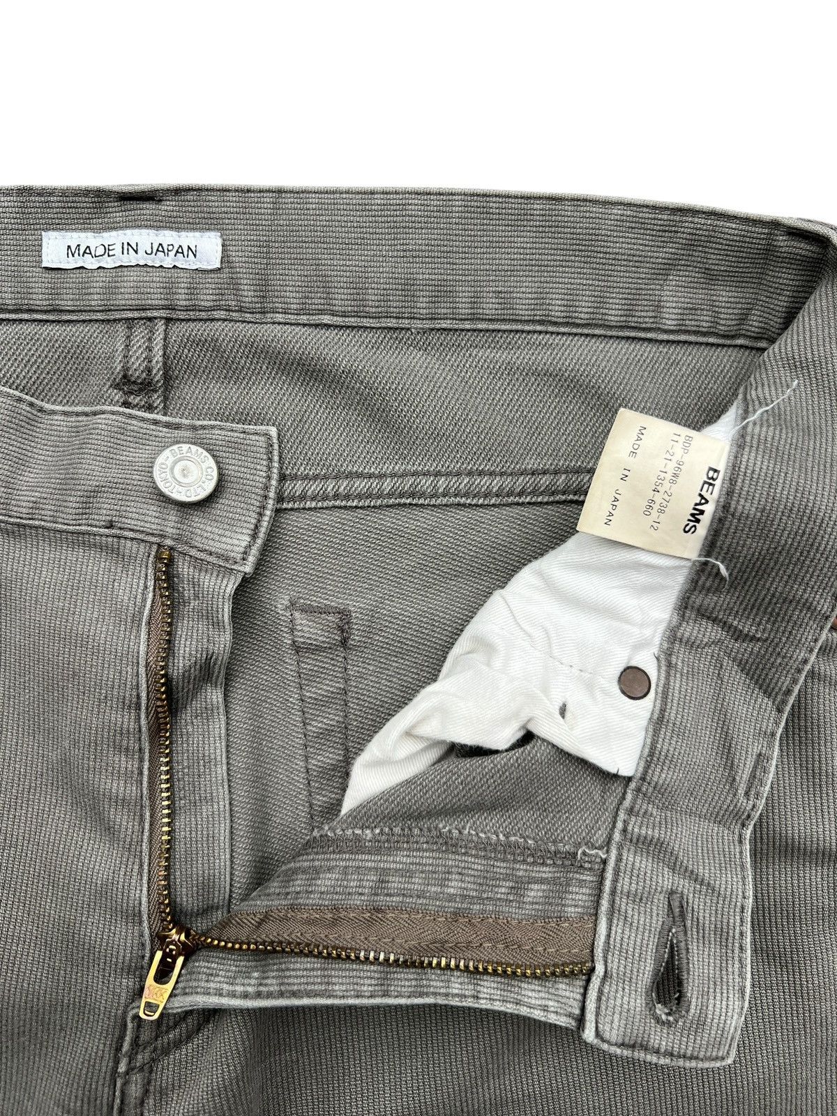 Beams Plus Beams Plus Japan Grey Pants 31 Size US 31 - 8 Thumbnail