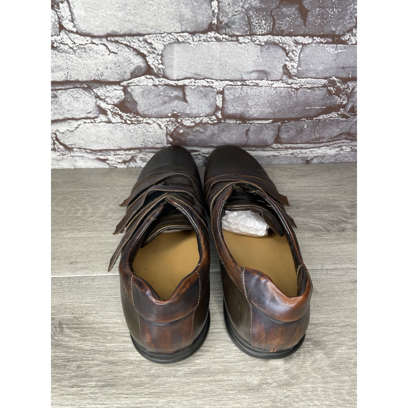 VERRI Bruno Verri Brown Leather Metallic Fashion Shoes Sneakers Me Size US 9 / EU 42 - 5 Thumbnail