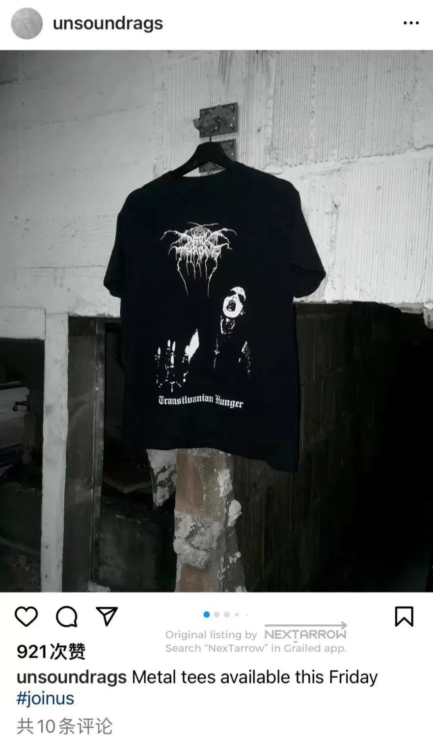 Vintage Vintage 90s Darkthrone Demon Night Tee. Size US M / EU 48-50 / 2 - 9 Thumbnail