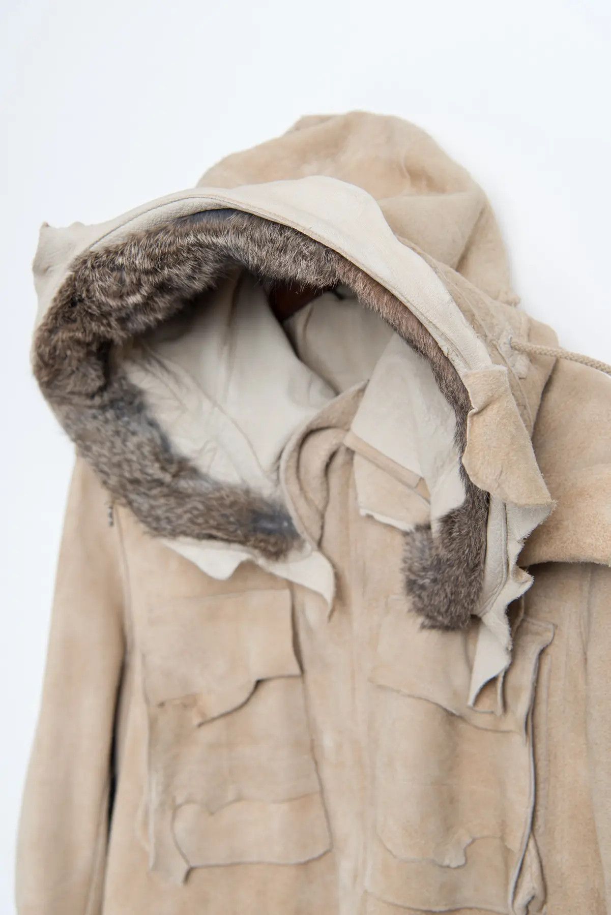 Takahiromiyashita The Soloist. FW14 Rough Out Deer Hide Leather Work Military Jacket Size US M / EU 48-50 / 2 - 6 Thumbnail