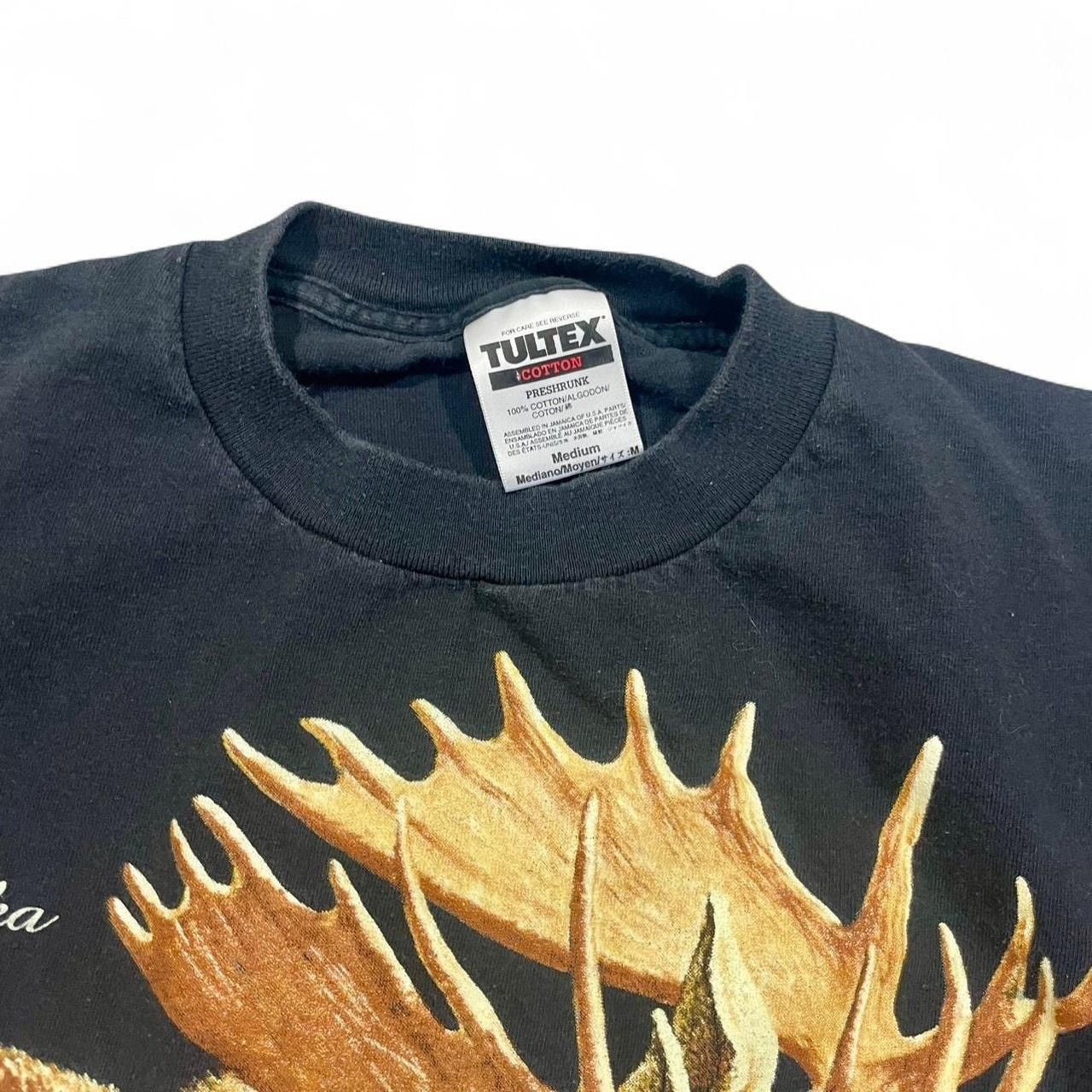 Vintage Vintage 90’s Moose Alaska Nature T-Shirt Size US M / EU 48-50 / 2 - 4 Thumbnail