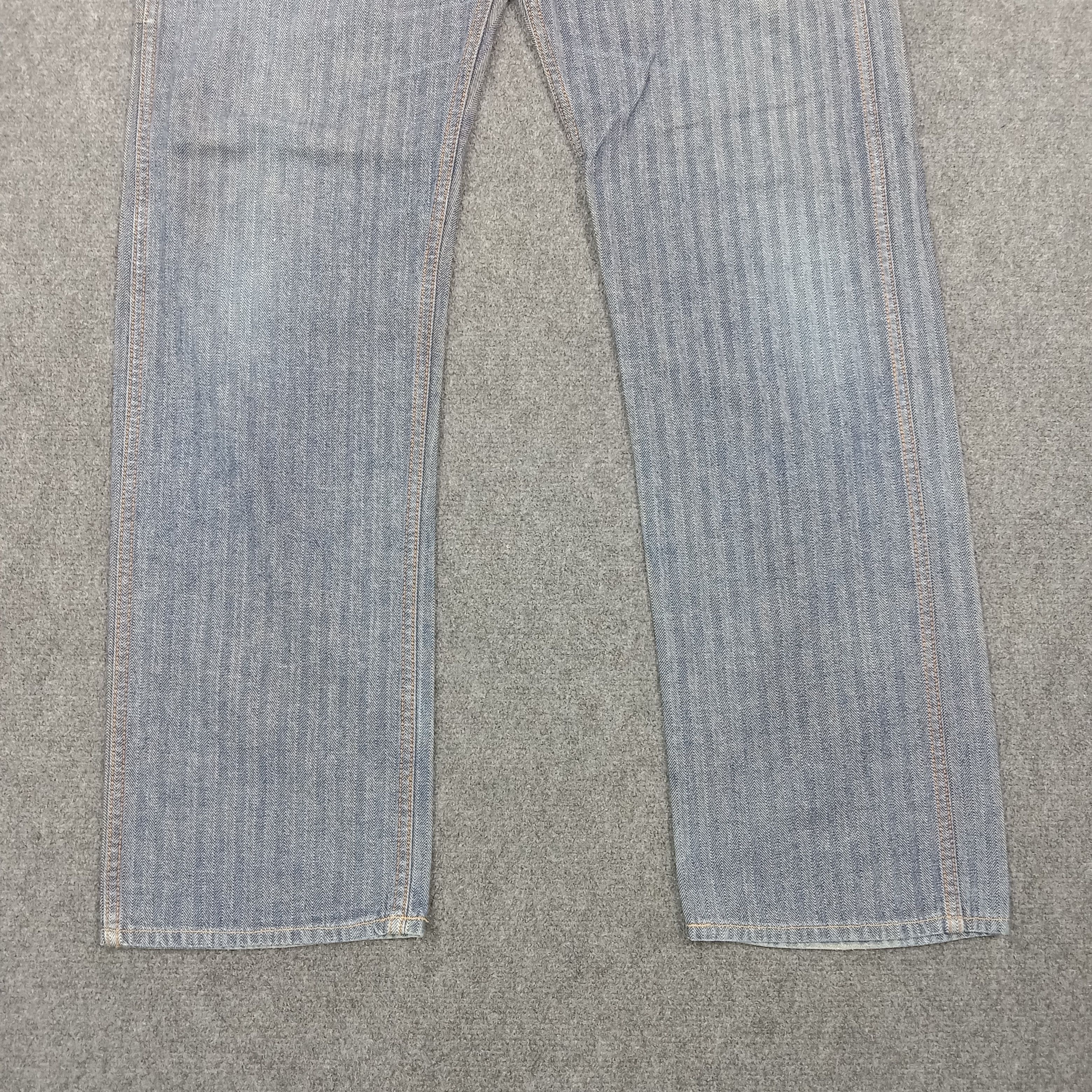 Hysteric Glamour Hysteric Glamour Kinky Japanese Denim Stripes Jeans C280N31 Size US 32 / EU 48 - 8 Thumbnail