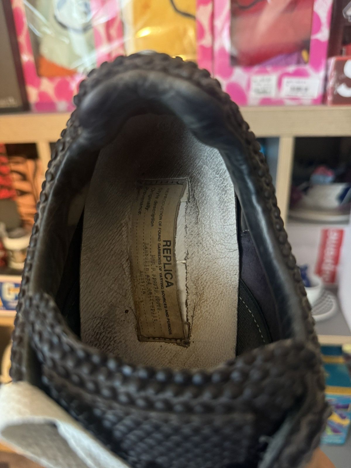Maison Margiela Maison Margiela GAT Polka Dot Black Python Sneaker Size US 8 / EU 41 - 7 Thumbnail