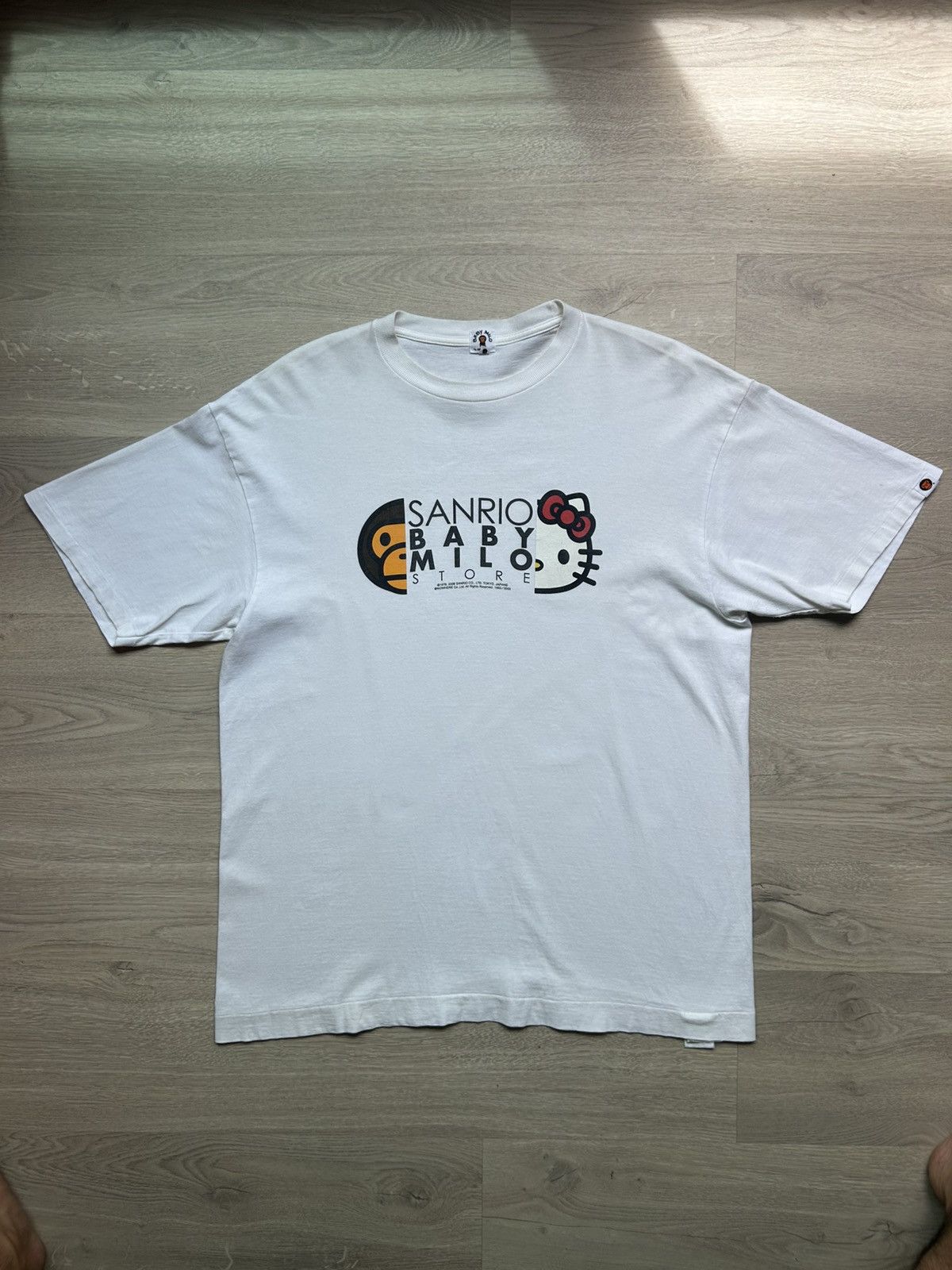 Bape 2009 Baby Milo x Hello Kitty “Sanrio Baby Milo Store” Tee Size US XL / EU 56 / 4 - 1 Thumbnail