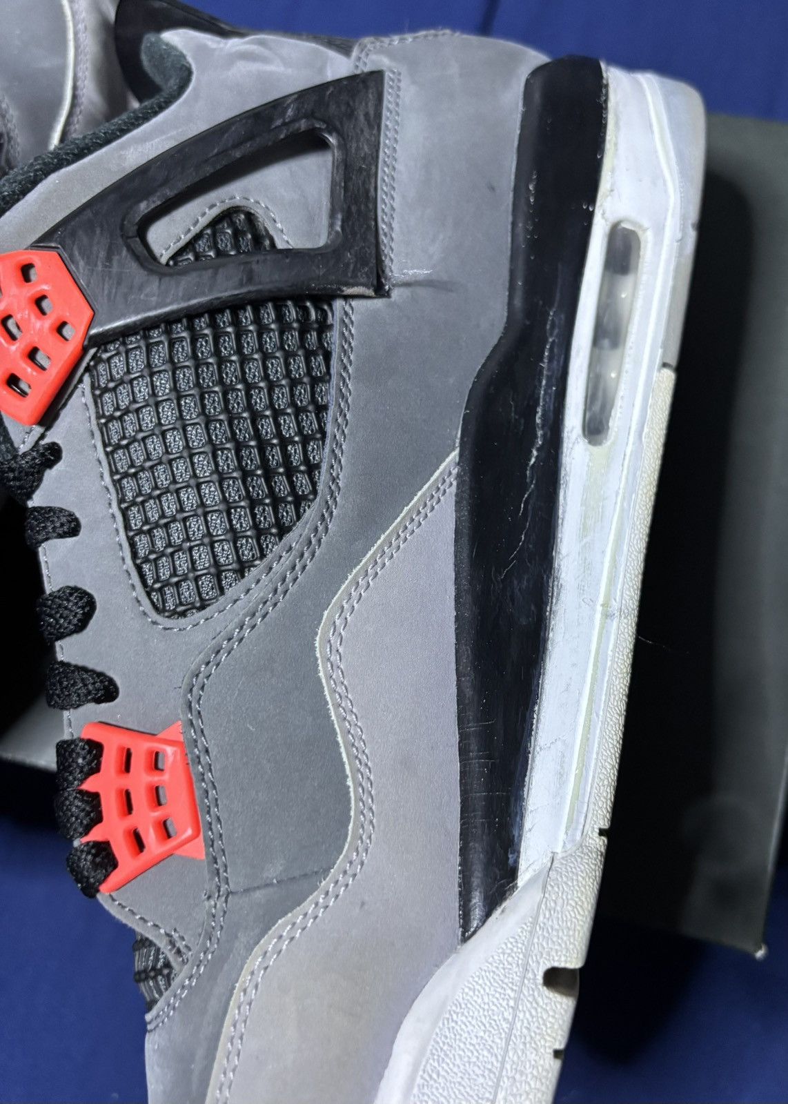 Jordan Brand Jordan 4 Retro Infrared 2022 Size 12 Size US 12 / EU 45 - 7 Thumbnail