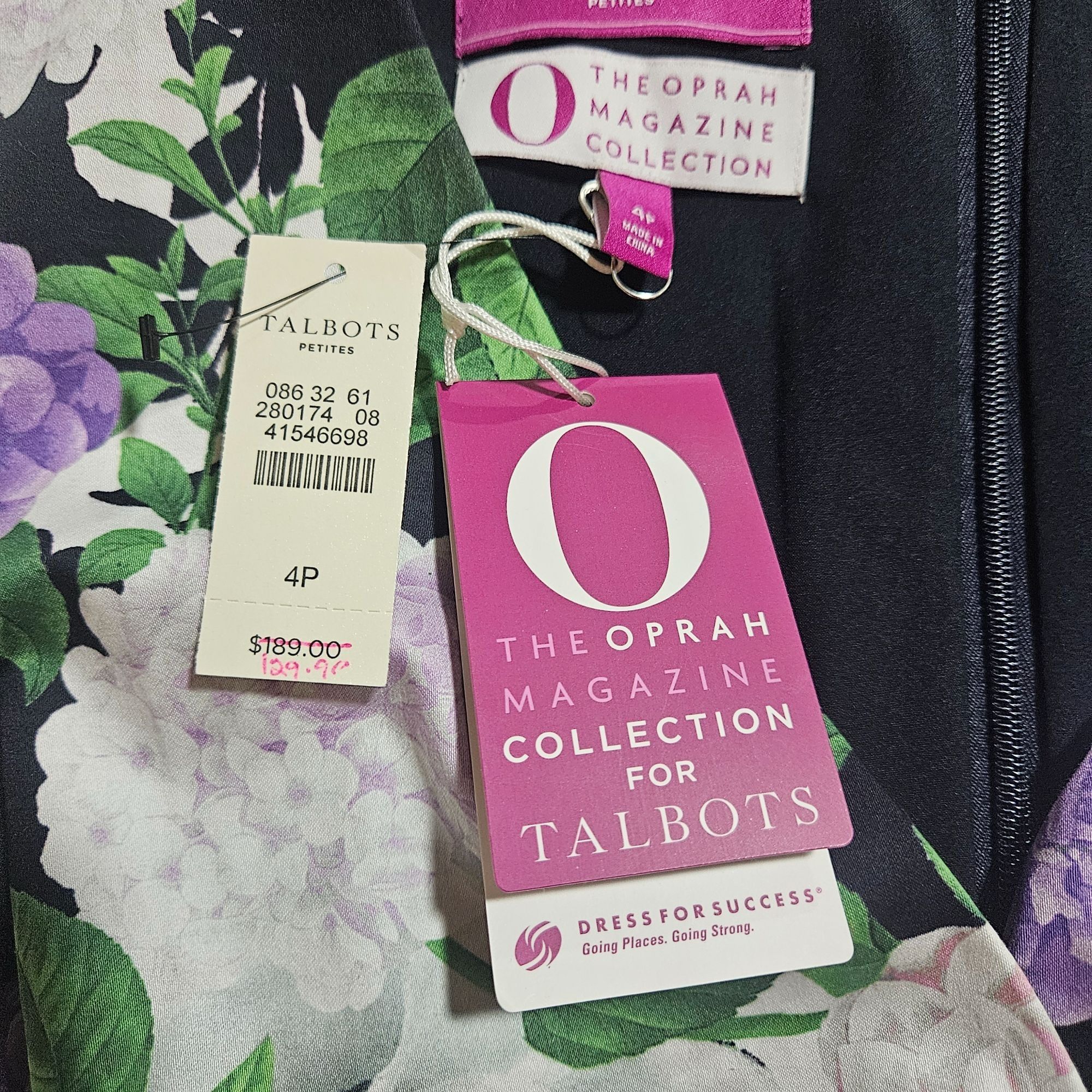 Talbots Talbots Women’s Dress 4P Cottage core Floral Fashion Garden Size S / US 4 / IT 40 - 14 Thumbnail