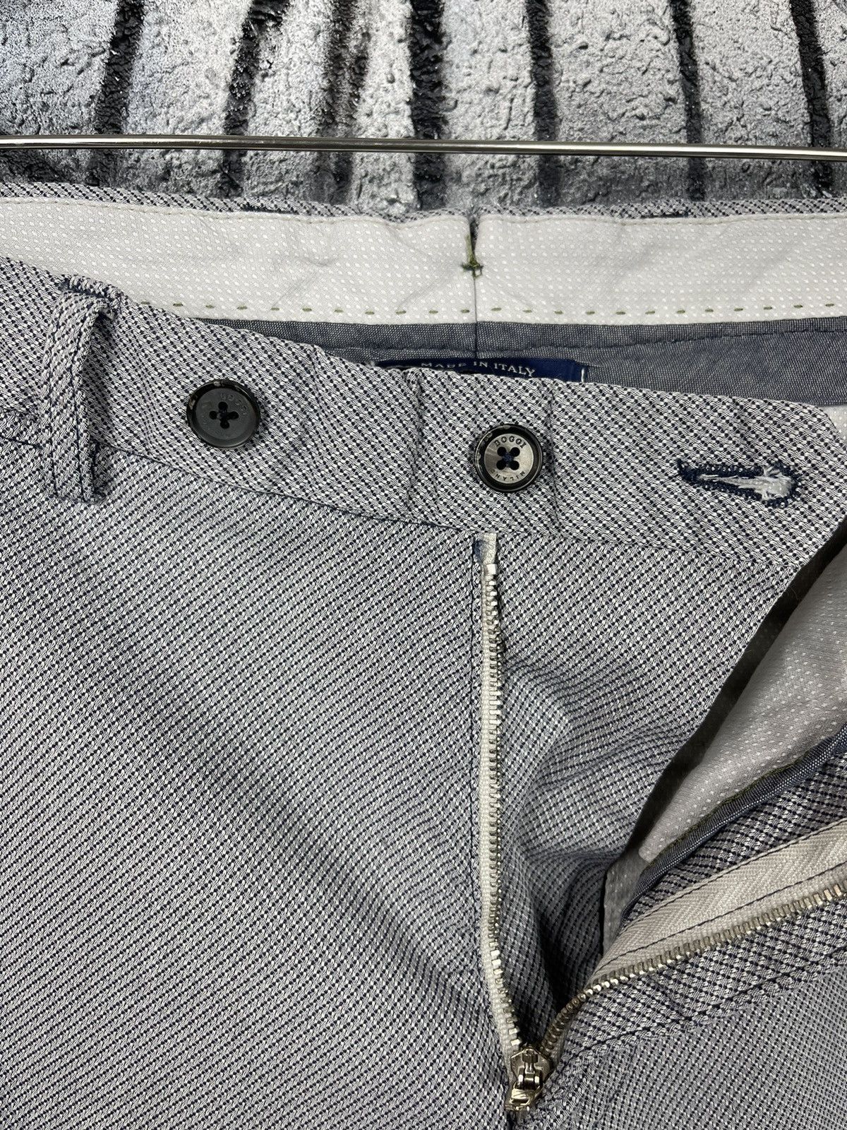 Boggi Boggi Milano Grey Chino Luxury Pants Men’s Size 48 Size US 32 / EU 48 - 11 Thumbnail