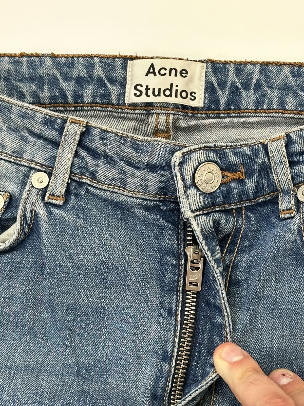 Acne Studios Acne Studios Light Denim Jeans 26x34 Size Size 26" / US 2 / IT 38 - 11 Thumbnail