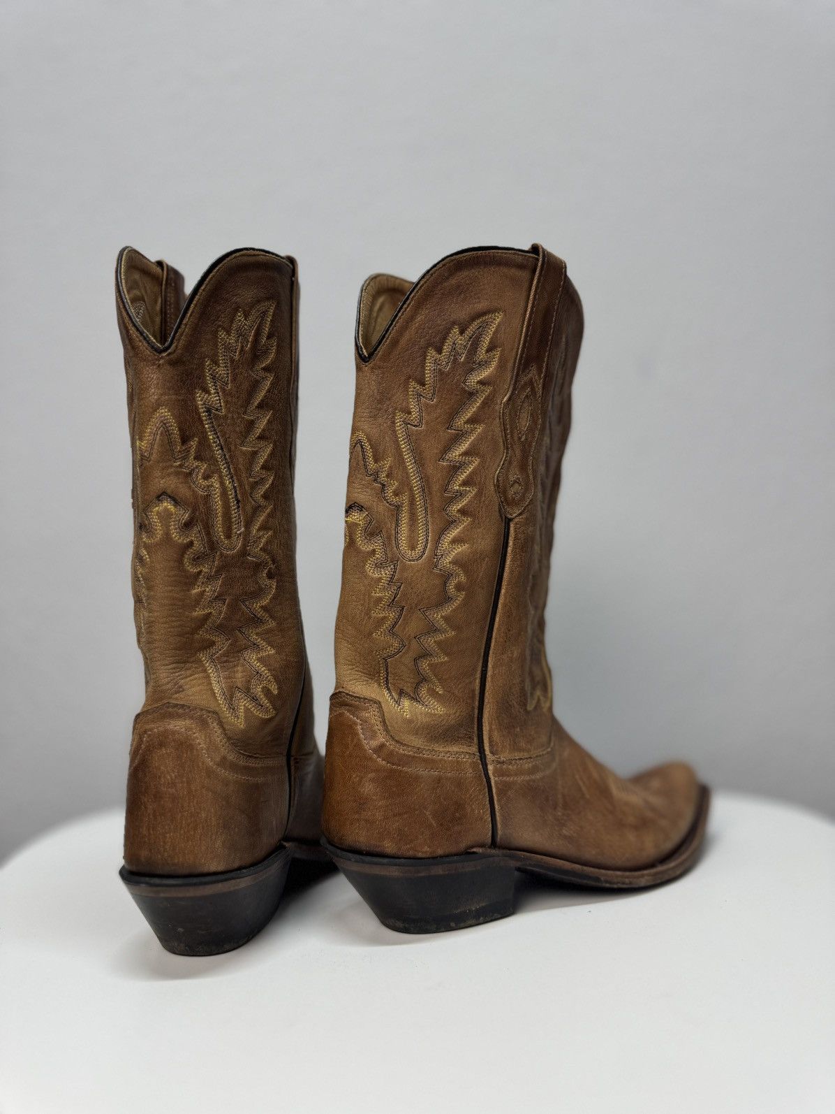 Vintage Leather Python Alligator Boots Western Rick Owen’s