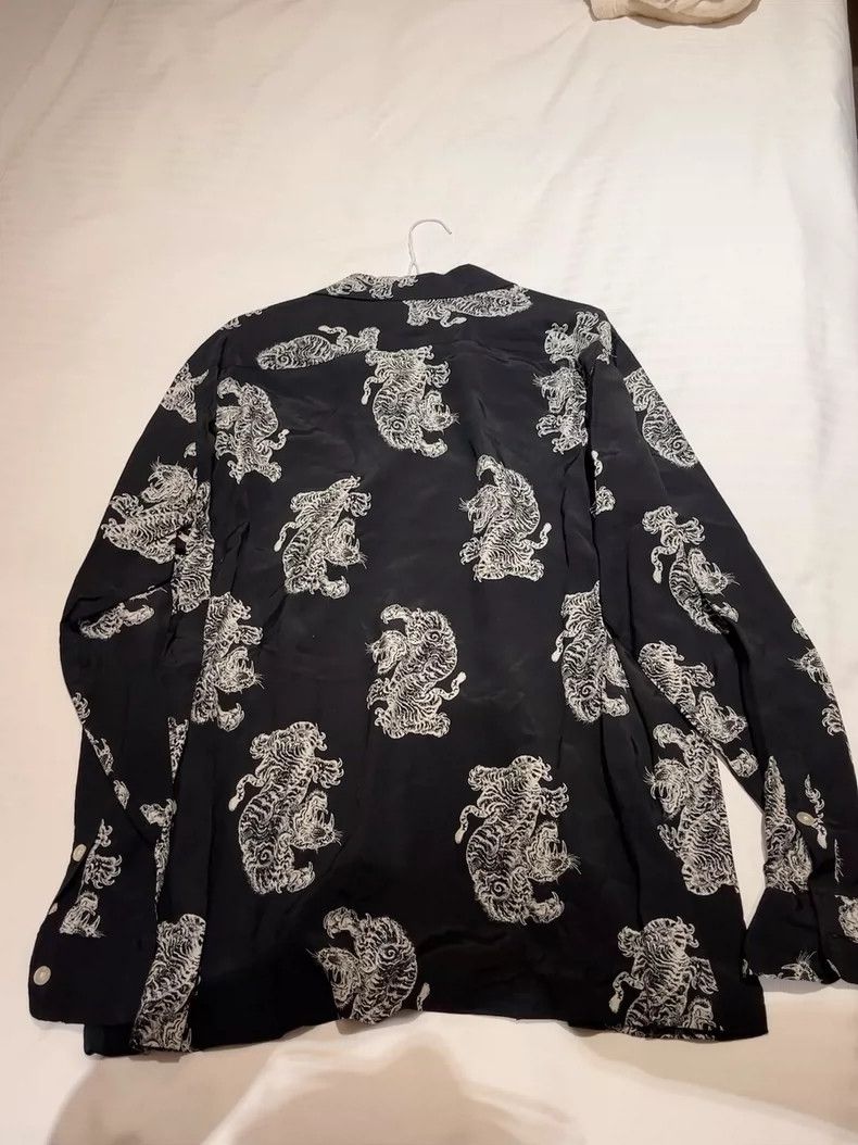 Wacko Maria Wacko Maria The Guilty Parties Black Tiger Long Sleeve Shi Size US XL / EU 56 / 4 - 2 Thumbnail