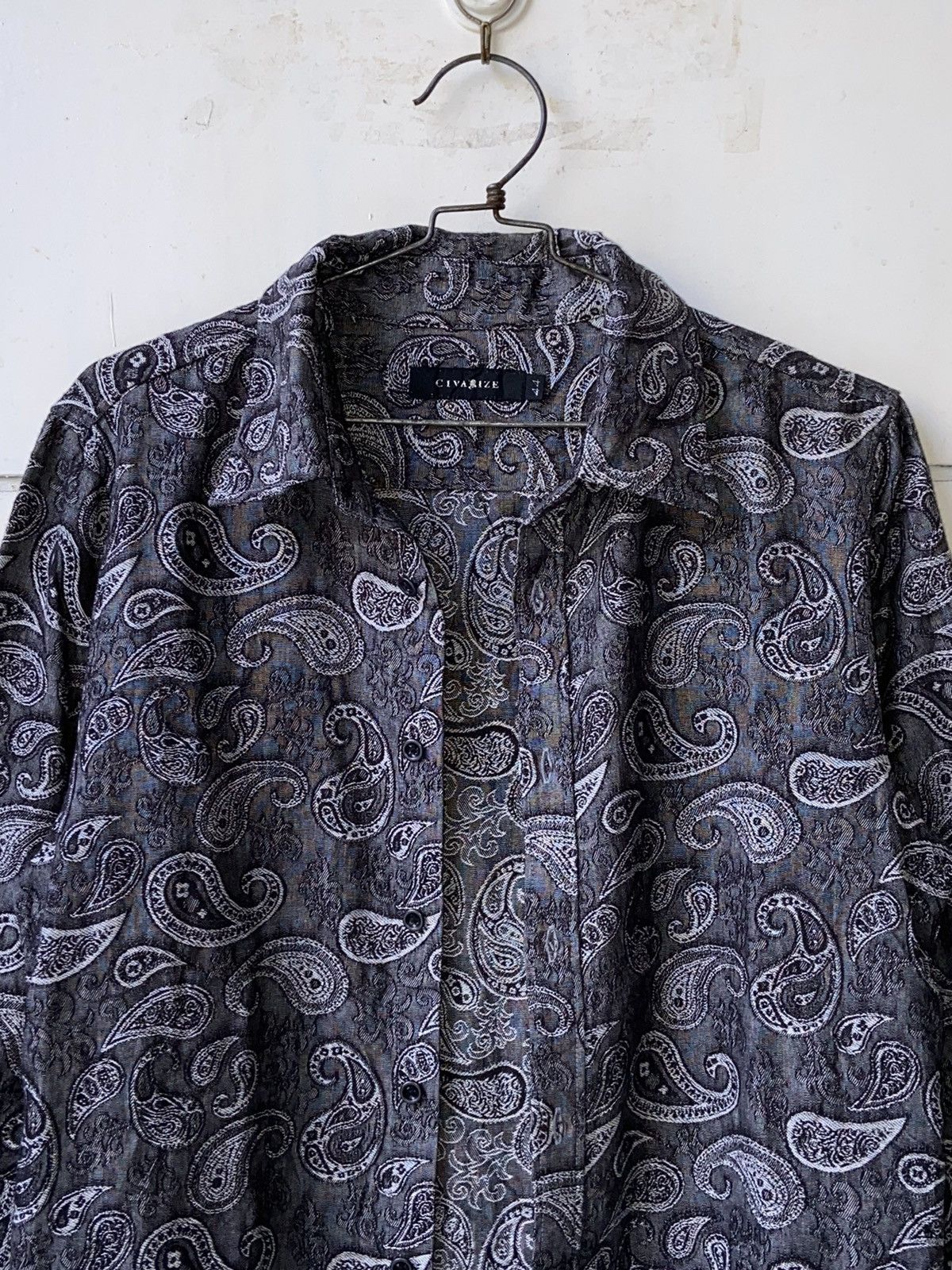 CIVARIZE CIVARIZE Grey Patterned Shirts/Outer Size US M / EU 48-50 / 2 - 12 Thumbnail