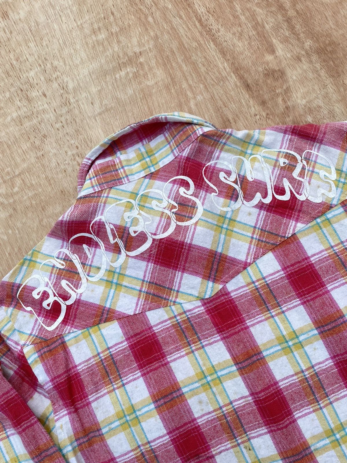 Hysteric Glamour × Japanese Brand Y2k K.U.I Patchwork shirt Size US L / EU 52-54 / 3 - 4 Thumbnail