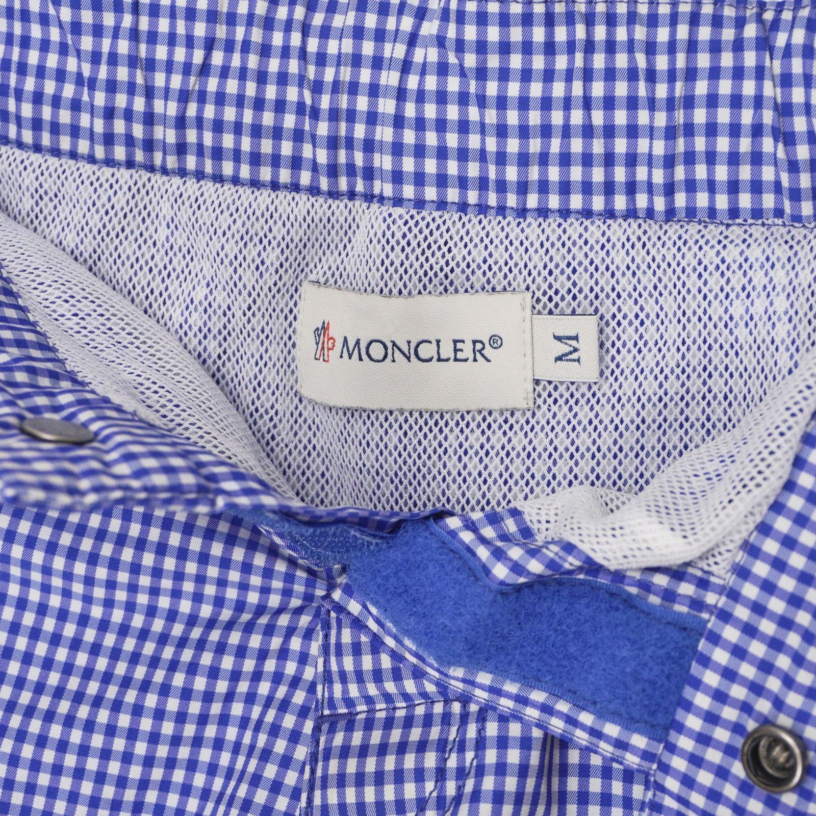 Moncler Moncler Solid Two Tone Nylon Logo Boxer Mare Swim Shorts Size US 32 / EU 48 - 6 Thumbnail