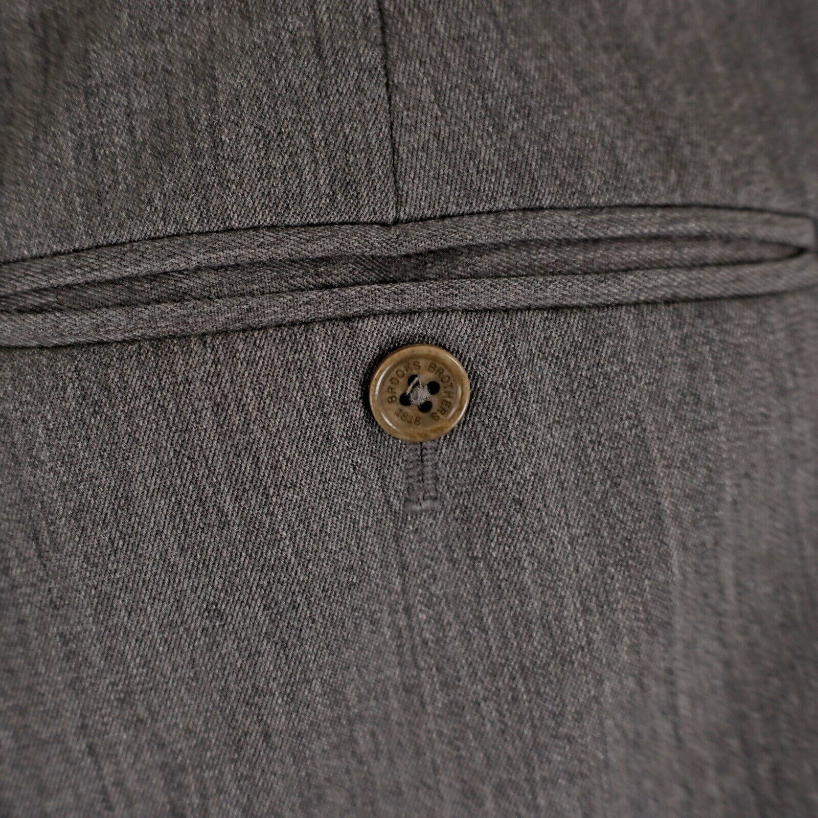 Brooks Brothers Brooks Brothers Madison Gray Wool Flat Front Mid Rise Dress Size 36R - 4 Thumbnail