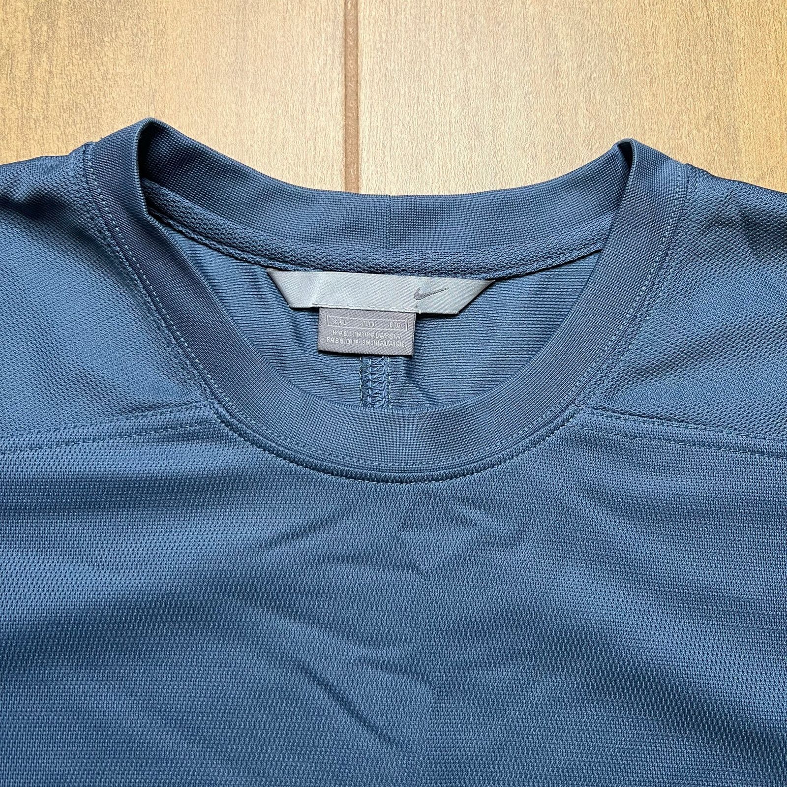 Nike Vintage Nike Swoosh T Shirt Men Sz XXL Blue Y2K Mesh Size US XXL / EU 58 / 5 - 2 Thumbnail