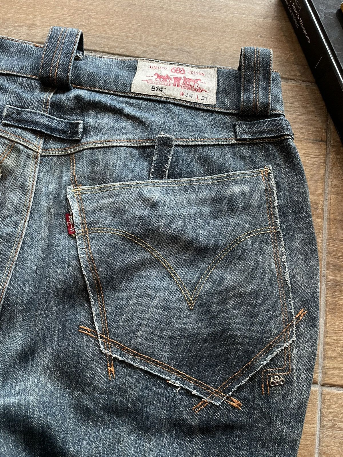 686 × Levi's × Levi's Vintage Clothing 686 X Levis 514 Ski Jeans Size US 35 - 14 Thumbnail